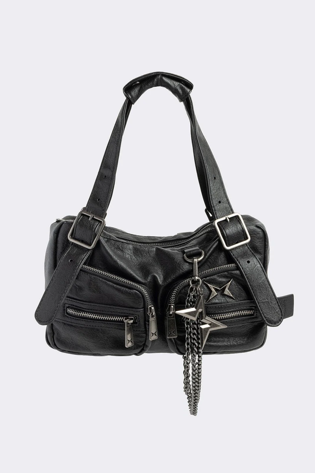 1012-soot-vegan-leather-shoulder-bag-1.webp Soot Vegan Leather Shoulder Bag