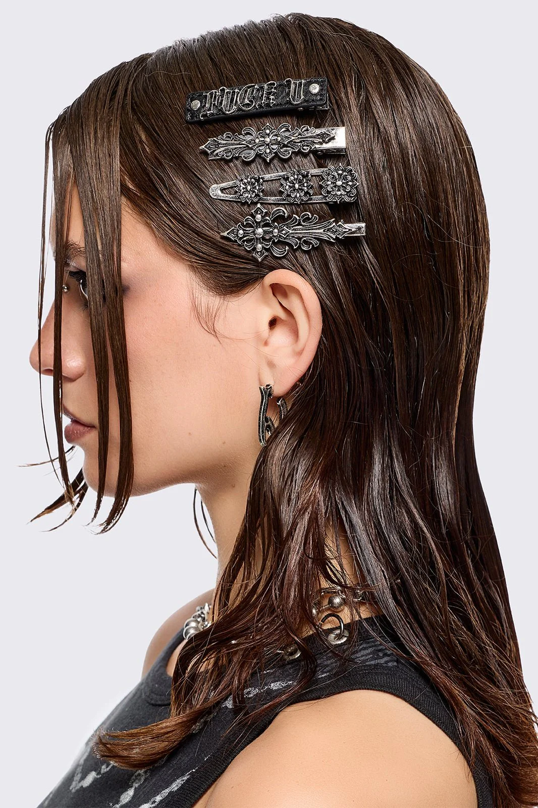 IDGAF Hair Clip Set