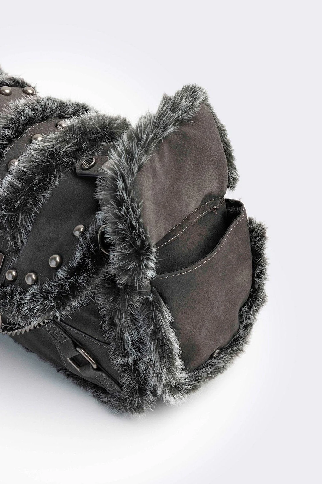 Polly Vegan Suede Shoulder Bag