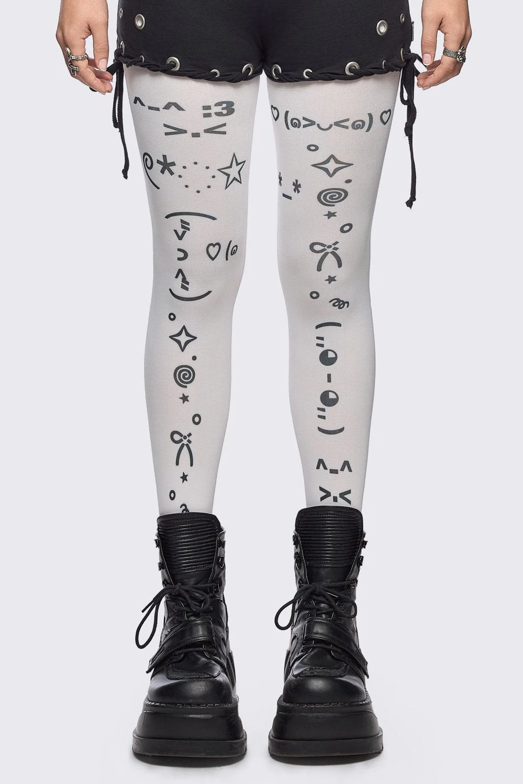 TXT Me Later Tights