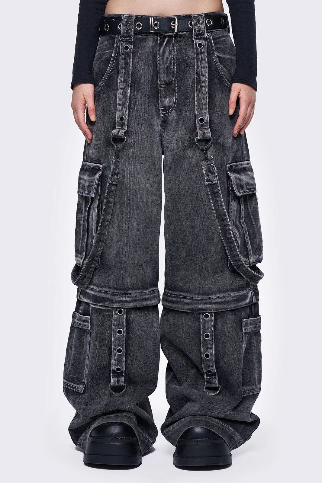 Trek Grey Cargo Jeans