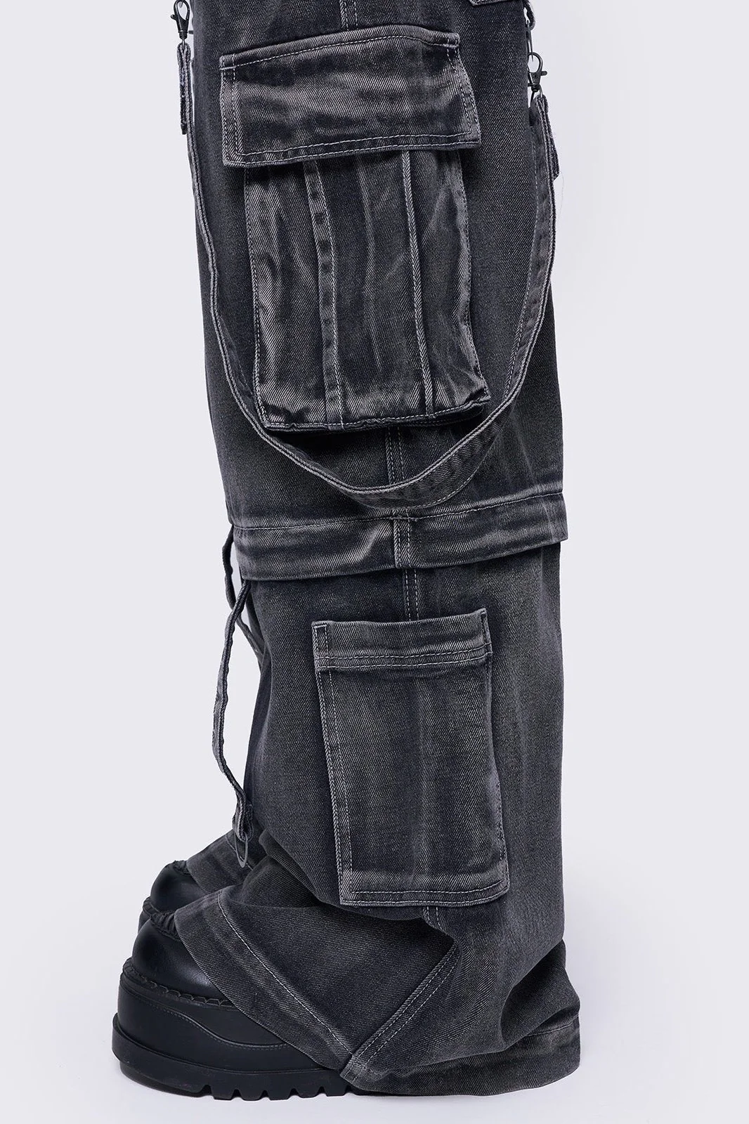 Trek Grey Cargo Jeans