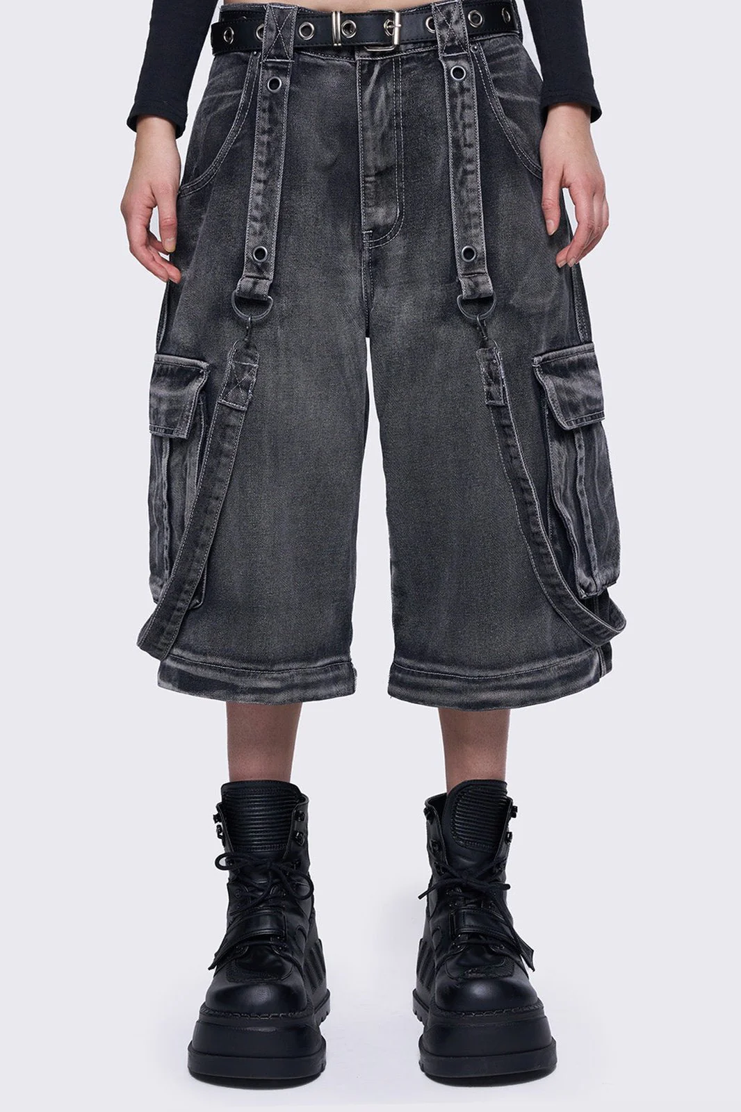 Trek Grey Cargo Jeans