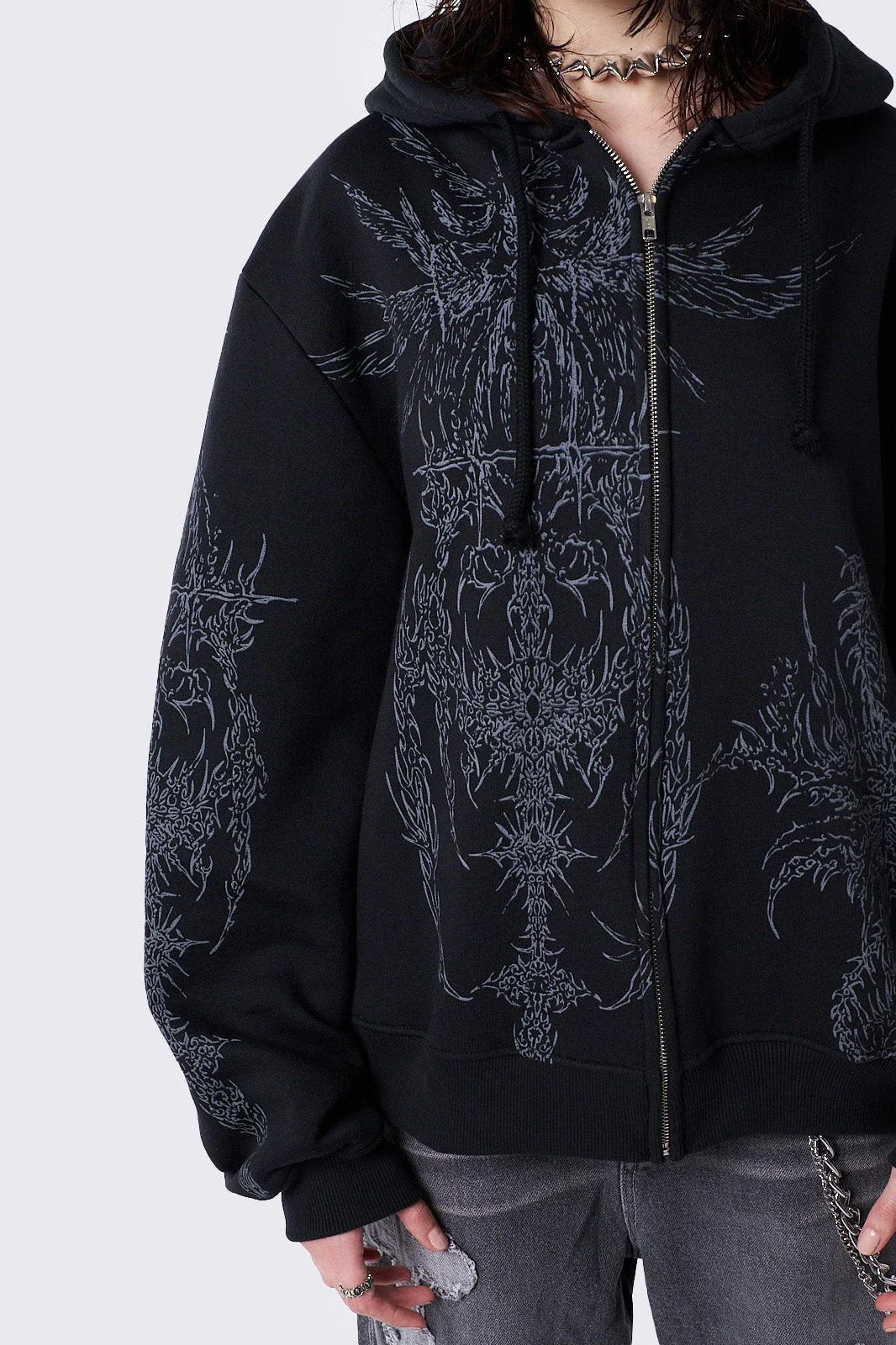 1105-enigmatic-black-zip-up-hoodie-4.webp Enigmatic Black Zip Up Hoodie
