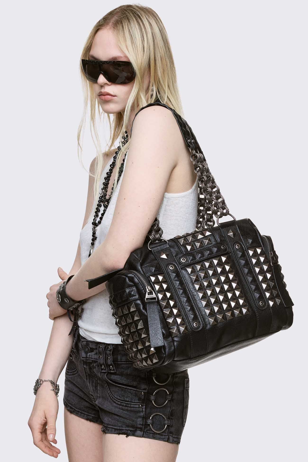Ruthless Vegan Leather Shoulder Bag