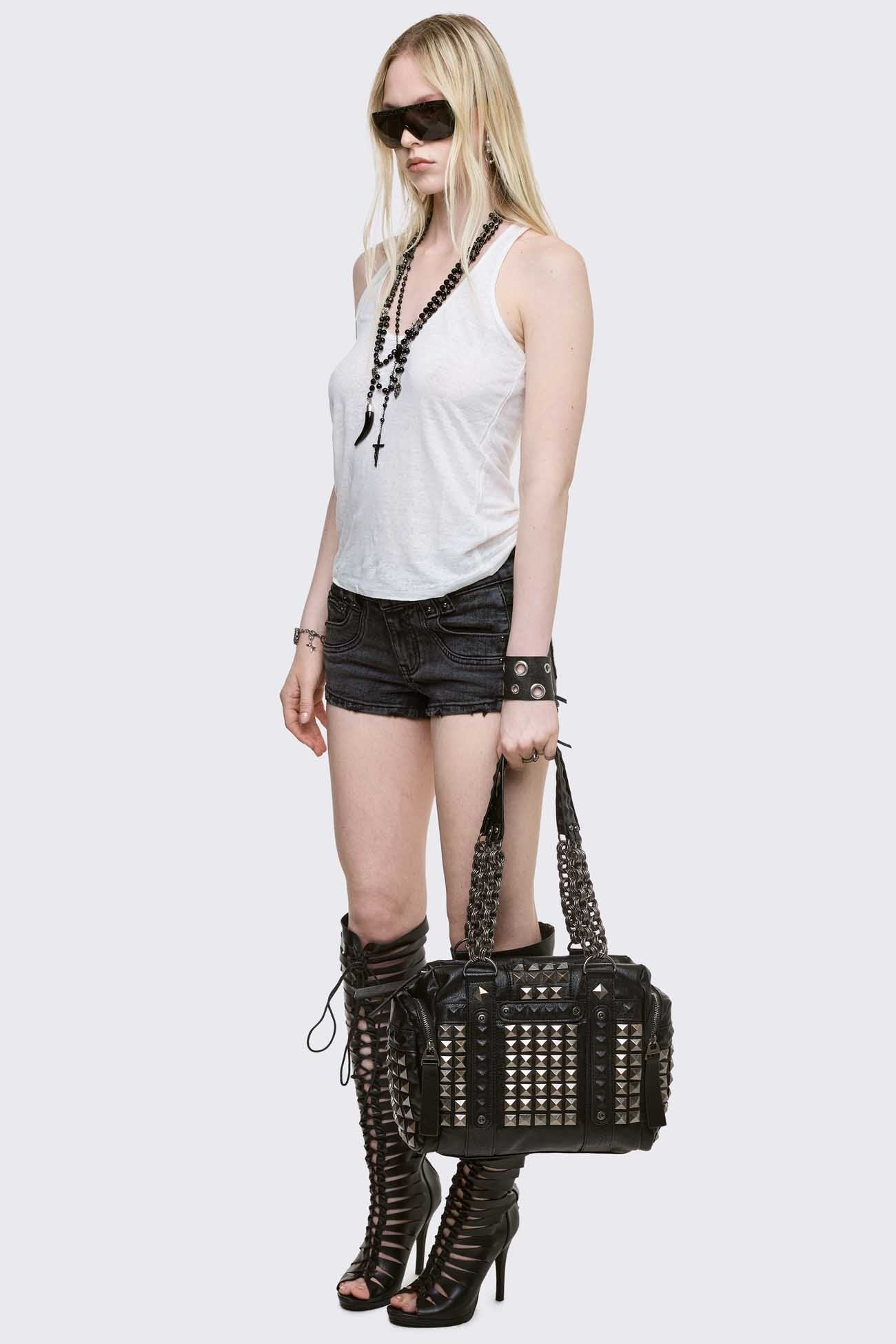 Ruthless Vegan Leather Shoulder Bag