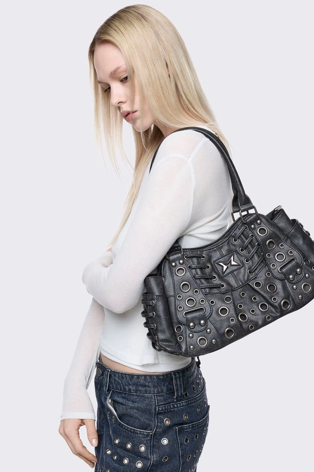 1263-rivet-vegan-leather-shoulder-bag-2.webp Rivet Vegan Leather Shoulder Bag