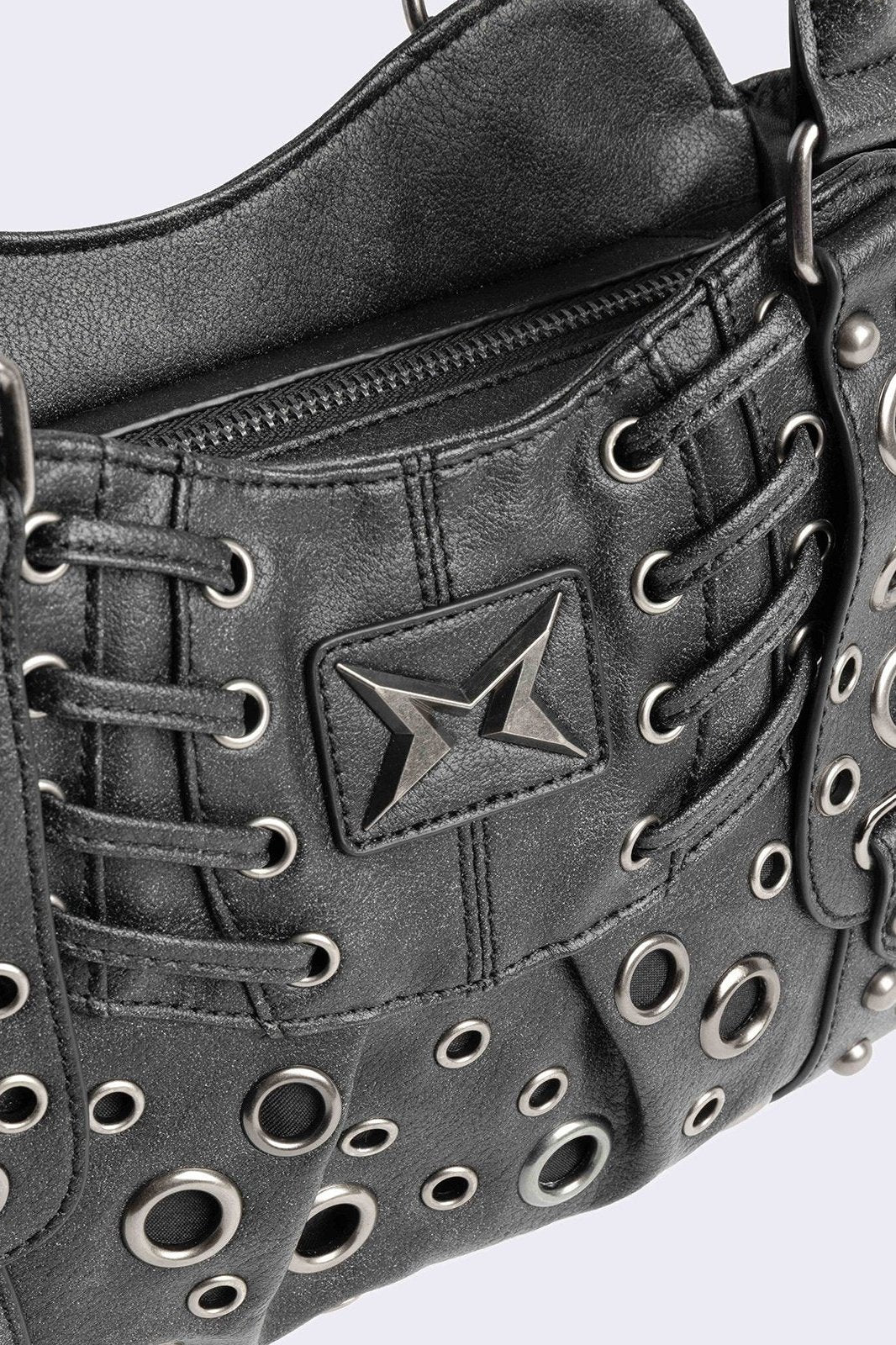 1263-rivet-vegan-leather-shoulder-bag-3.jpg Rivet Vegan Leather Shoulder Bag