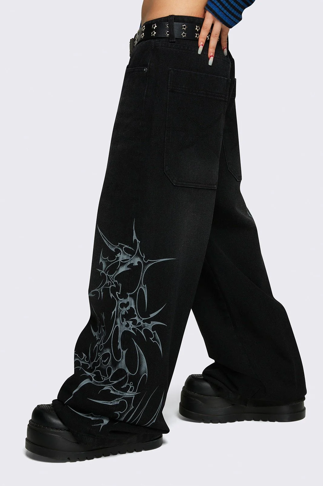 Blaze Graphic Baggy Jeans