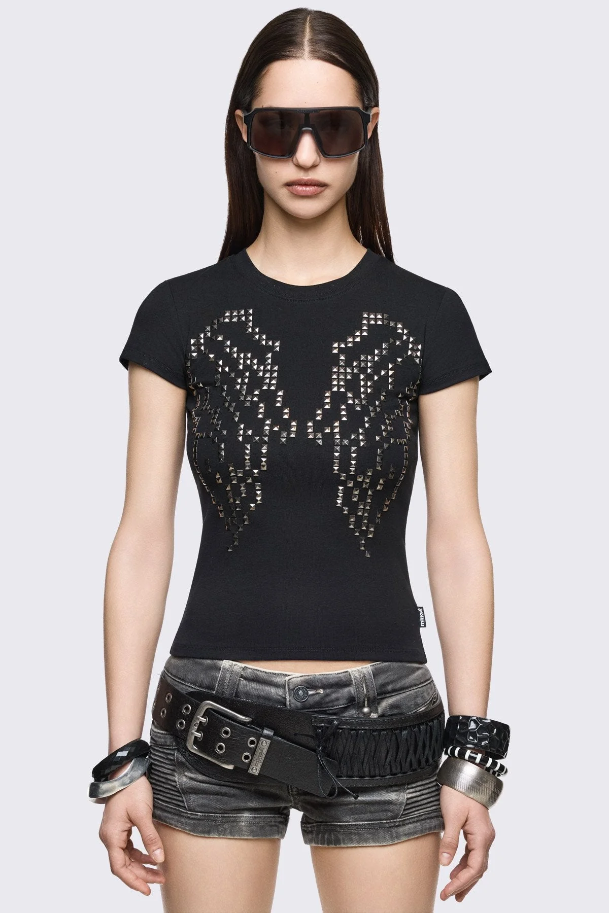 Glitter Flight Baby Tee