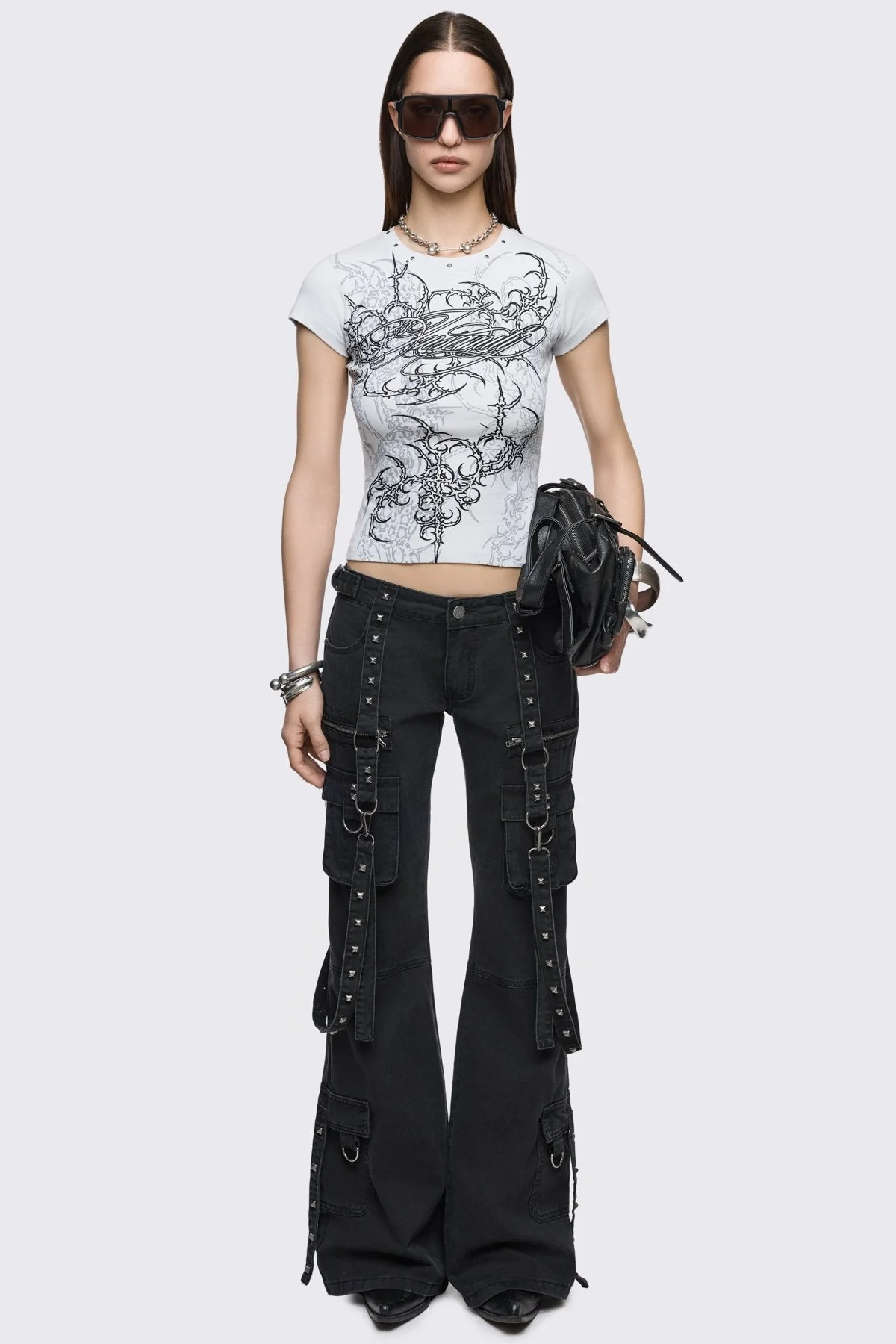 Bruise Flared Jeans