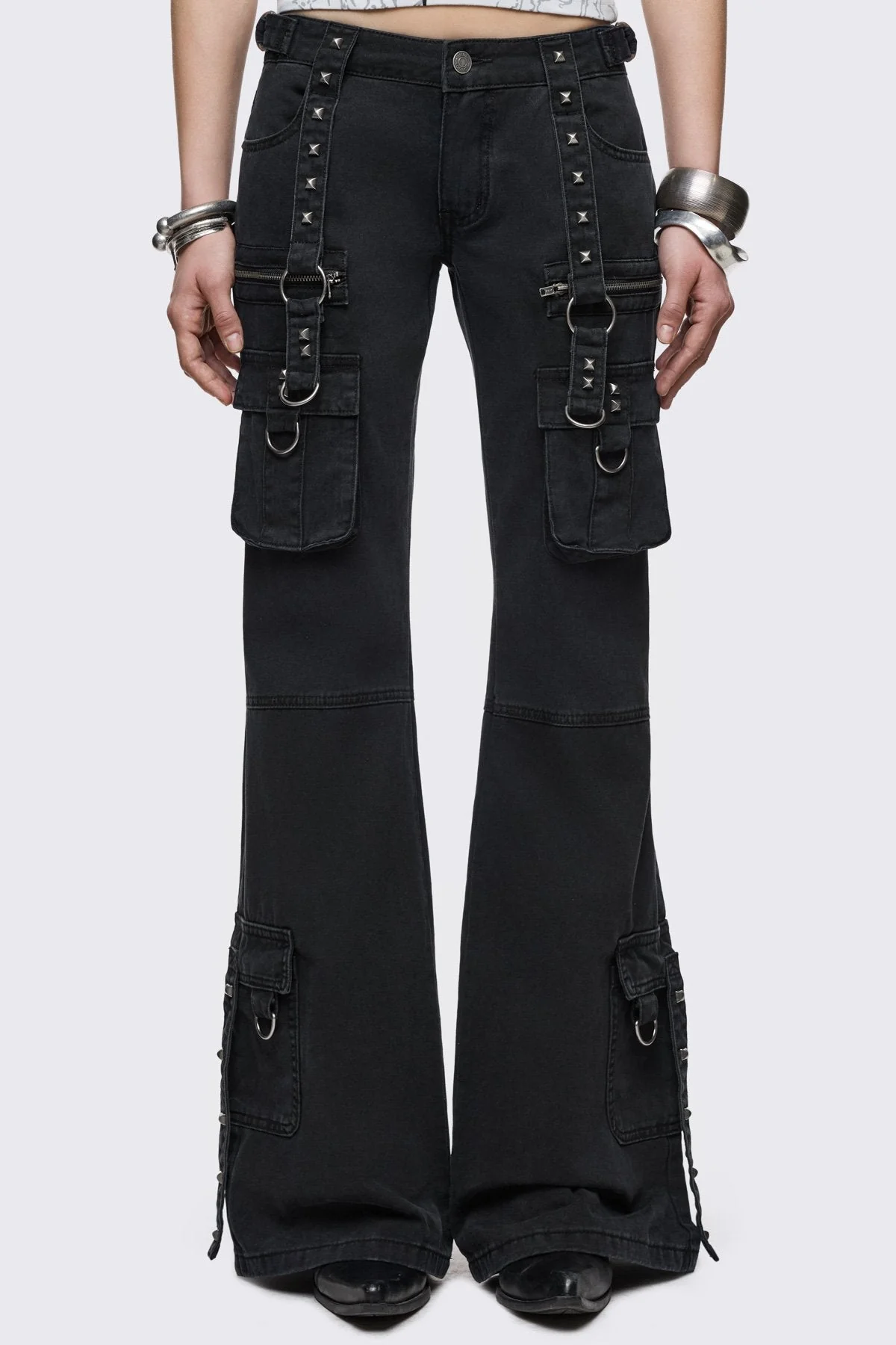 Bruise Flared Jeans