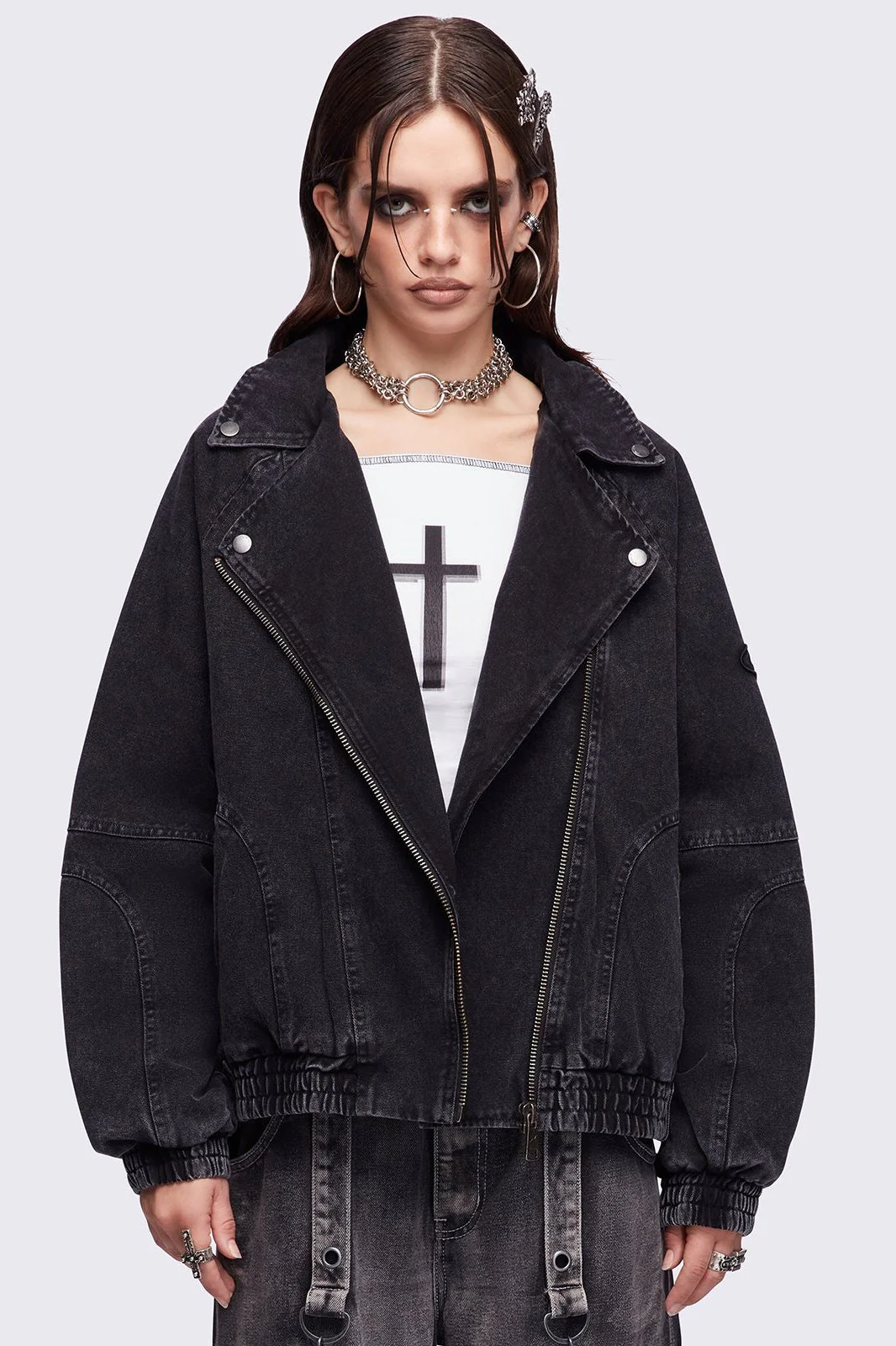 1428-harley-black-bomber-jacket-2.webp Harley Black Bomber Jacket