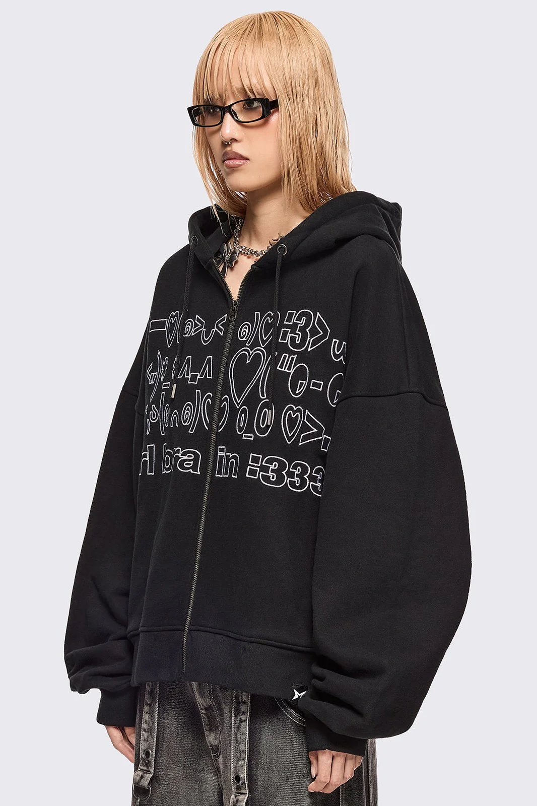 1479-girl-brain-zip-up-hoodie-3.webp Girl Brain Zip Up Hoodie
