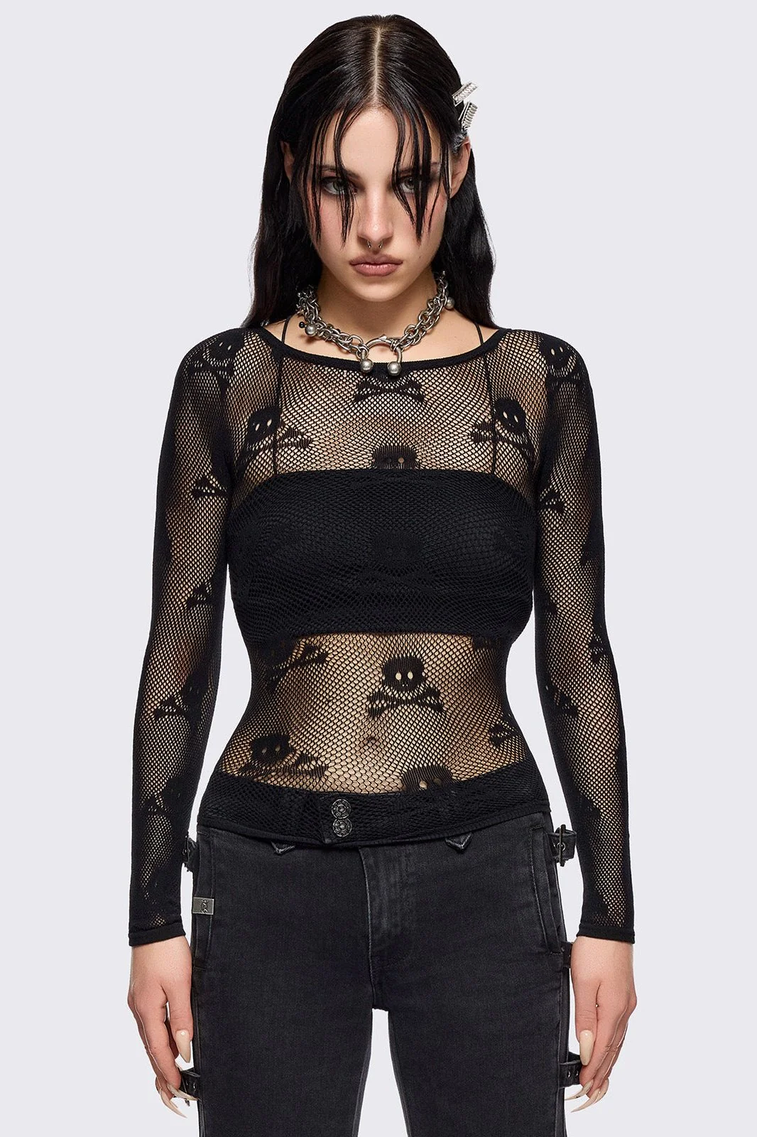 1496-skull-fishnet-top-1.webp Skull Fishnet Top