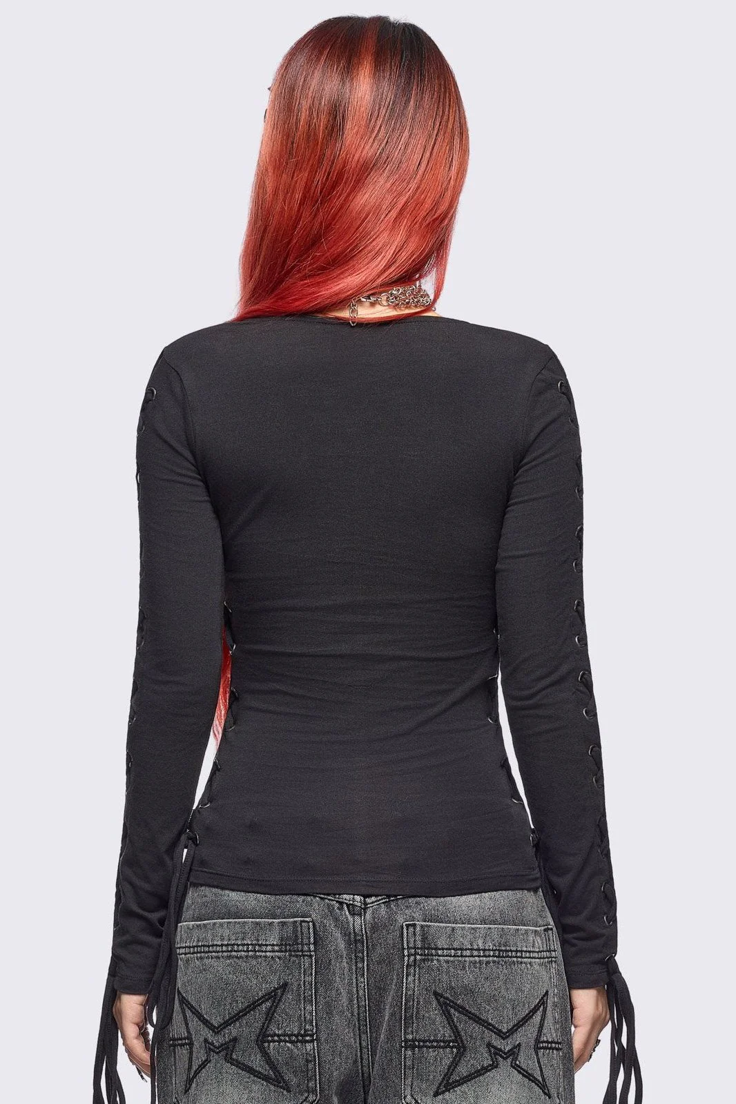 1515-khaela-black-lace-up-top-4.webp Khaela Black Lace-Up Top