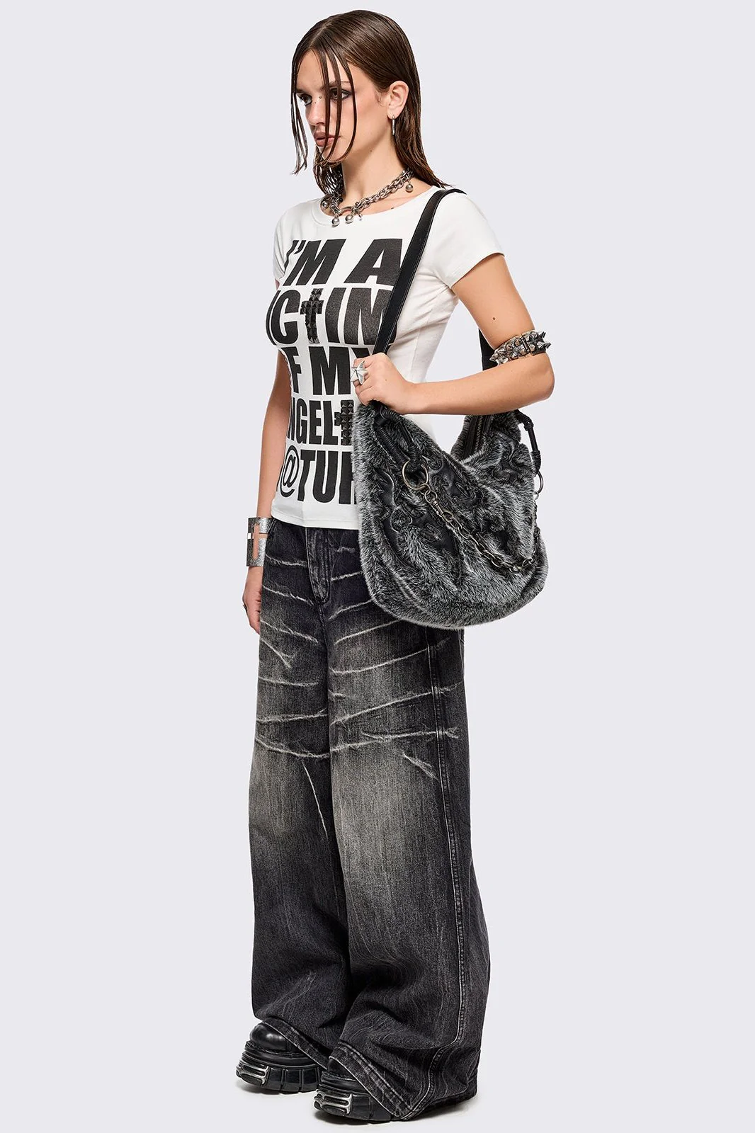 1540-ink-furry-shoulder-bag-3.webp Ink Furry Shoulder Bag
