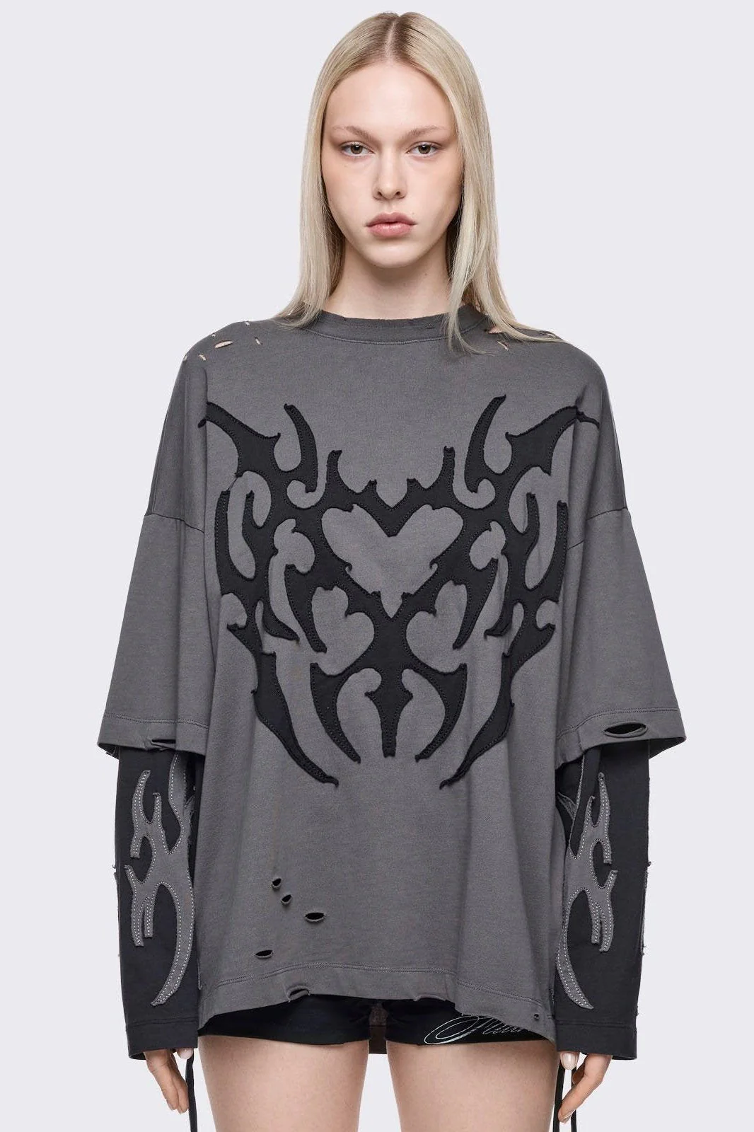 1626-luvx-grey-layered-t-shirt-1.webp Luvx Grey Layered T-Shirt