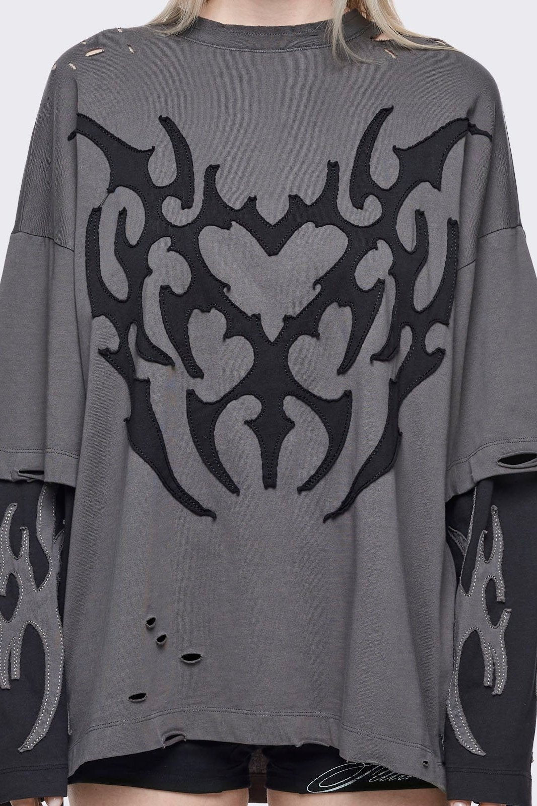 1626-luvx-grey-layered-t-shirt-3.jpg Luvx Grey Layered T-Shirt