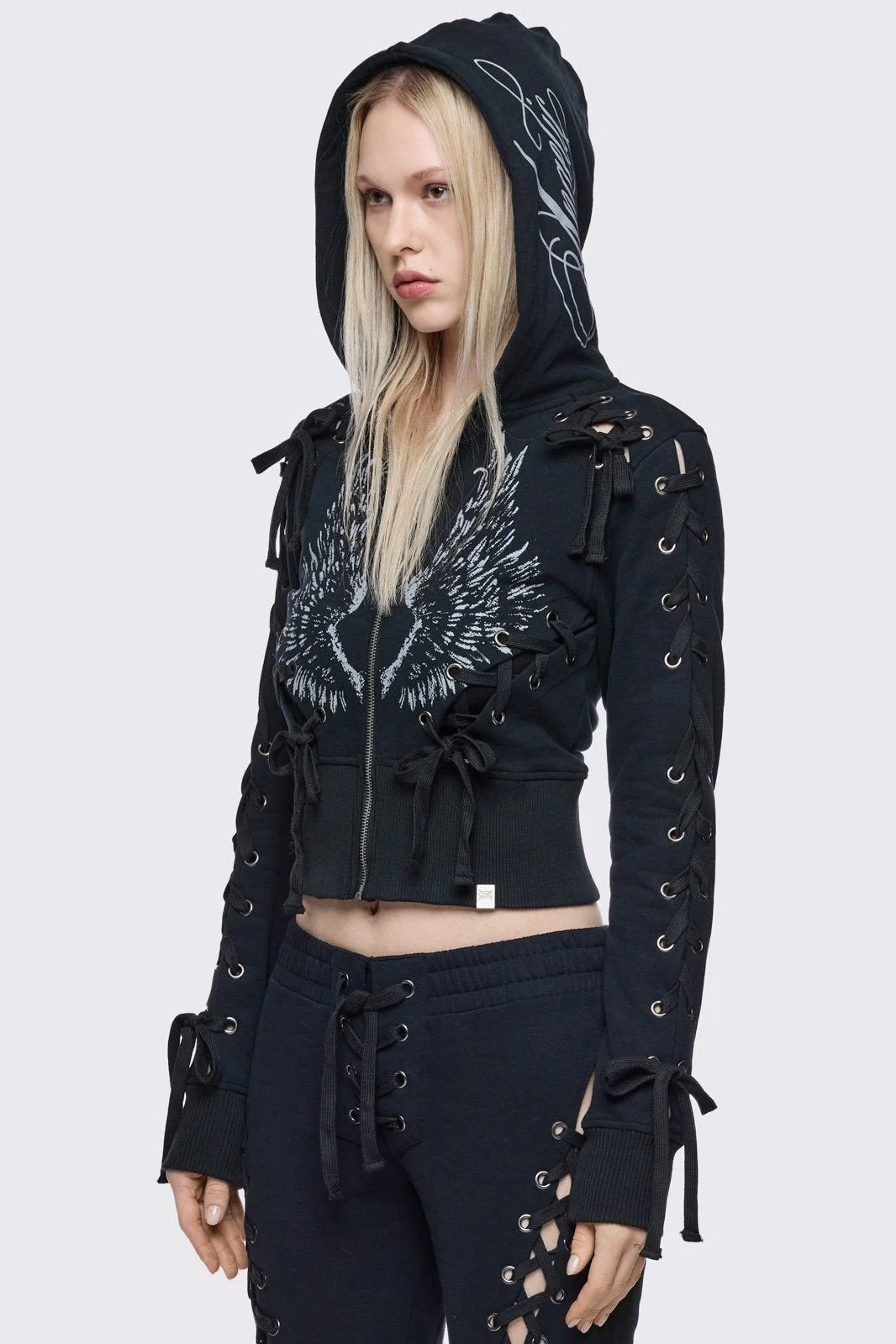 Grave Zip Up Hoodie