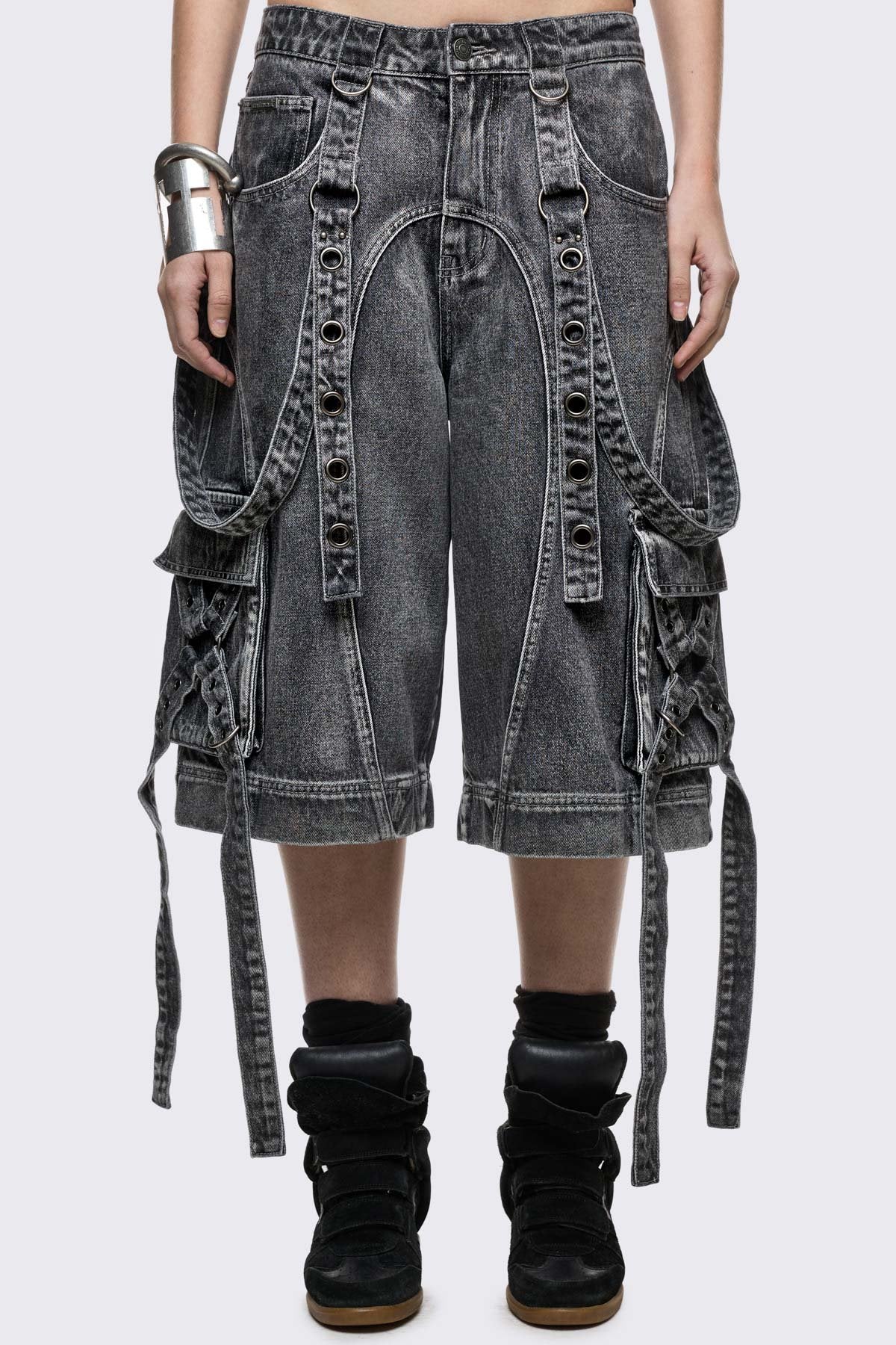 Trek Grey Washed Jort