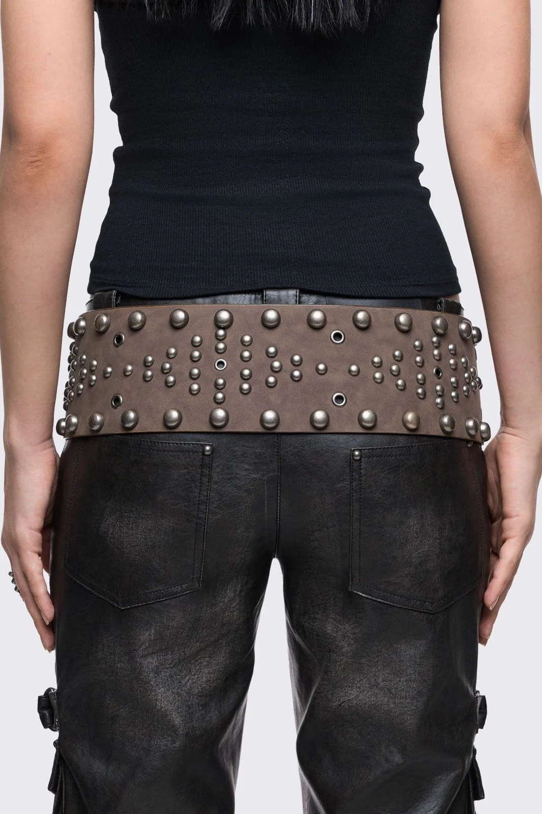 1858-petra-brown-fringe-belt-3.webp Petra Brown Fringe Belt