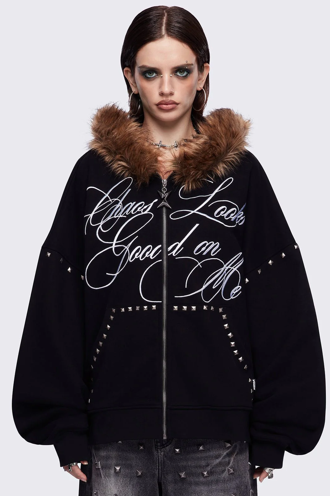 1874-chaotic-self-zip-up-hoodie-1.webp Chaotic Self Zip Up Hoodie