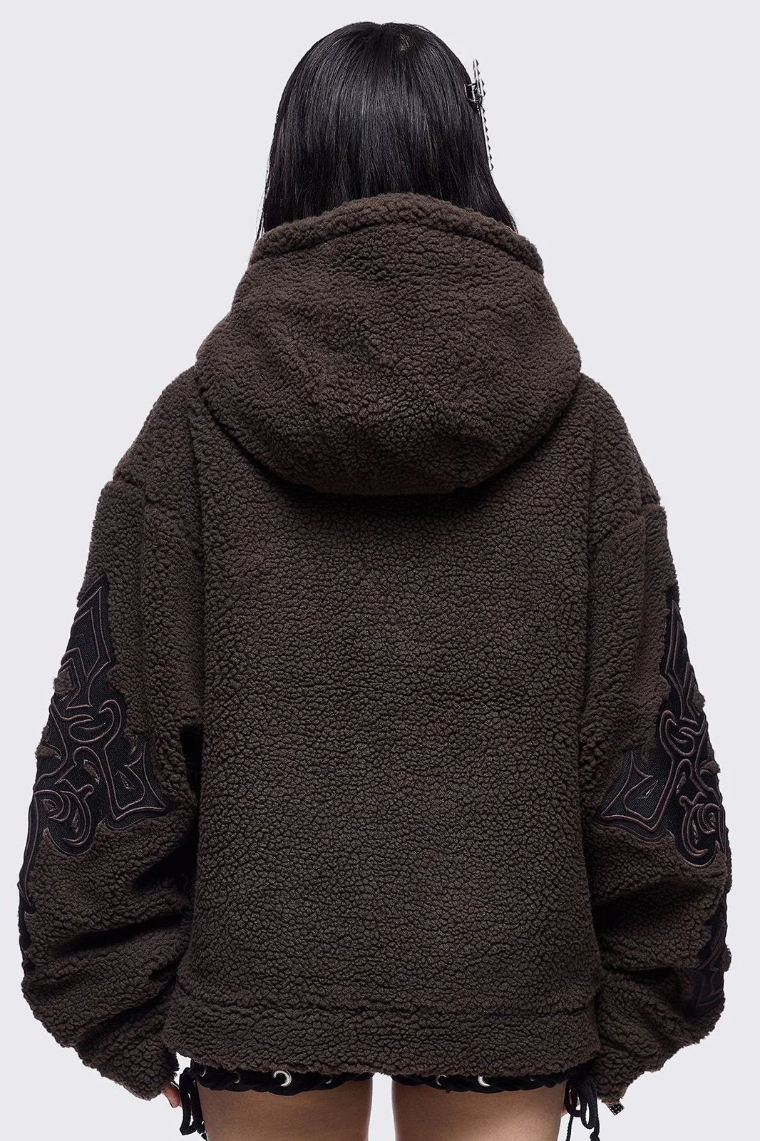 Sinner Brown Borg Jacket
