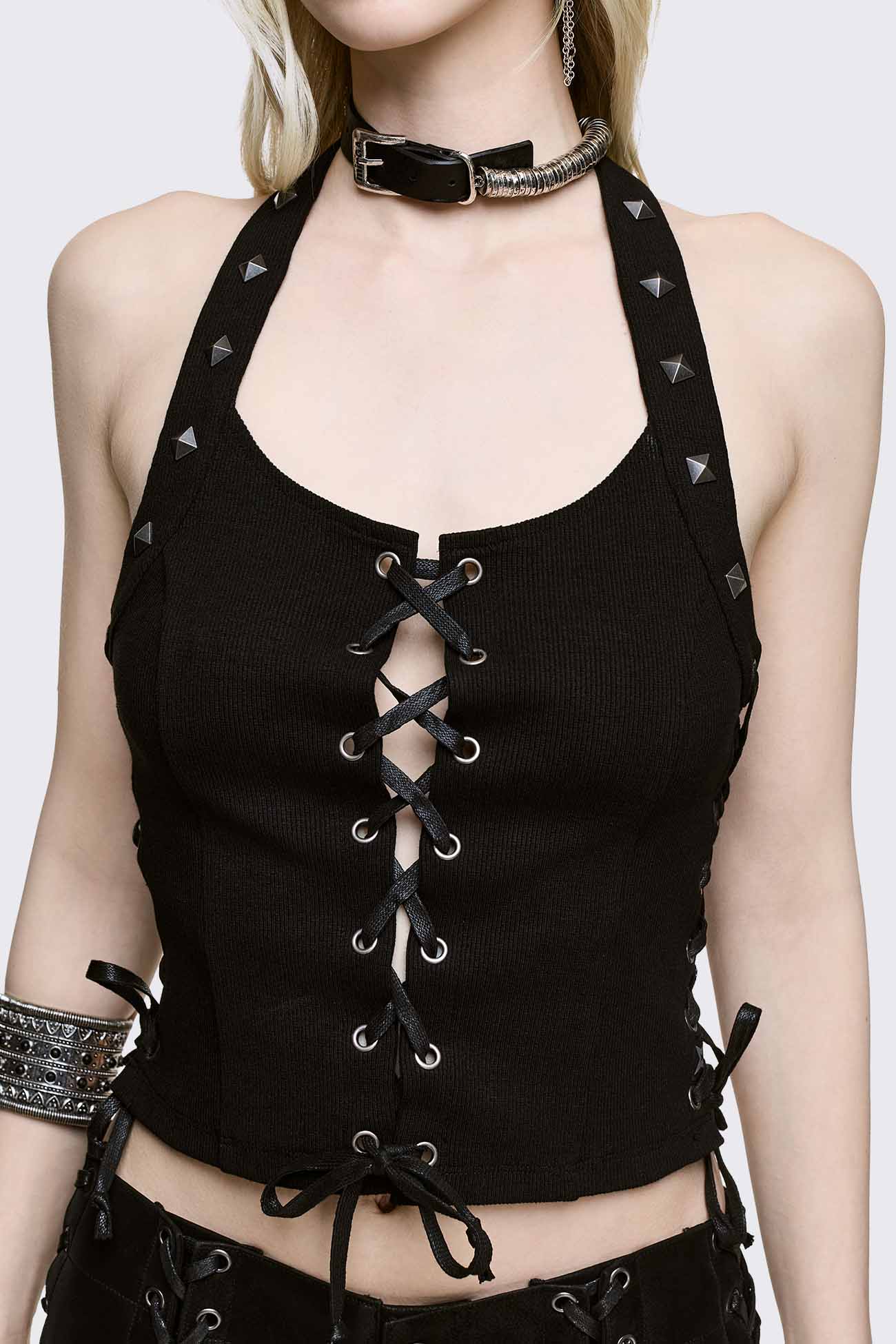 197-dana-lace-up-halter-top-3.jpg Dana Lace-Up Halter Top