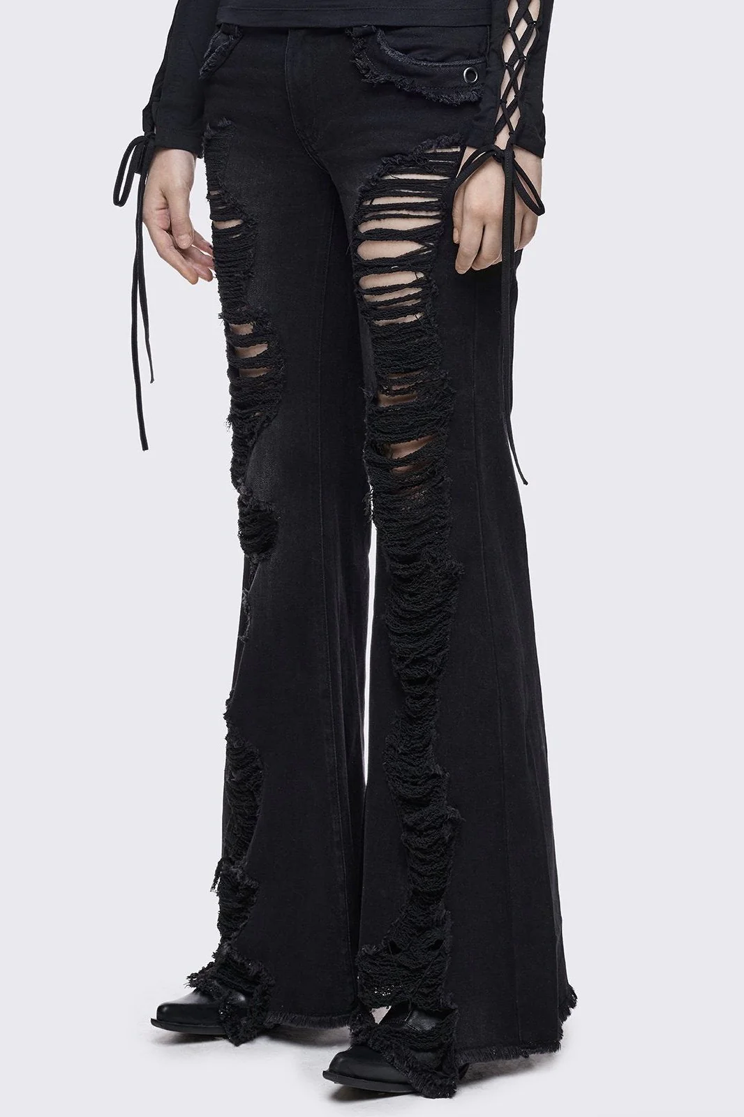 Brooke Black Flared Jeans