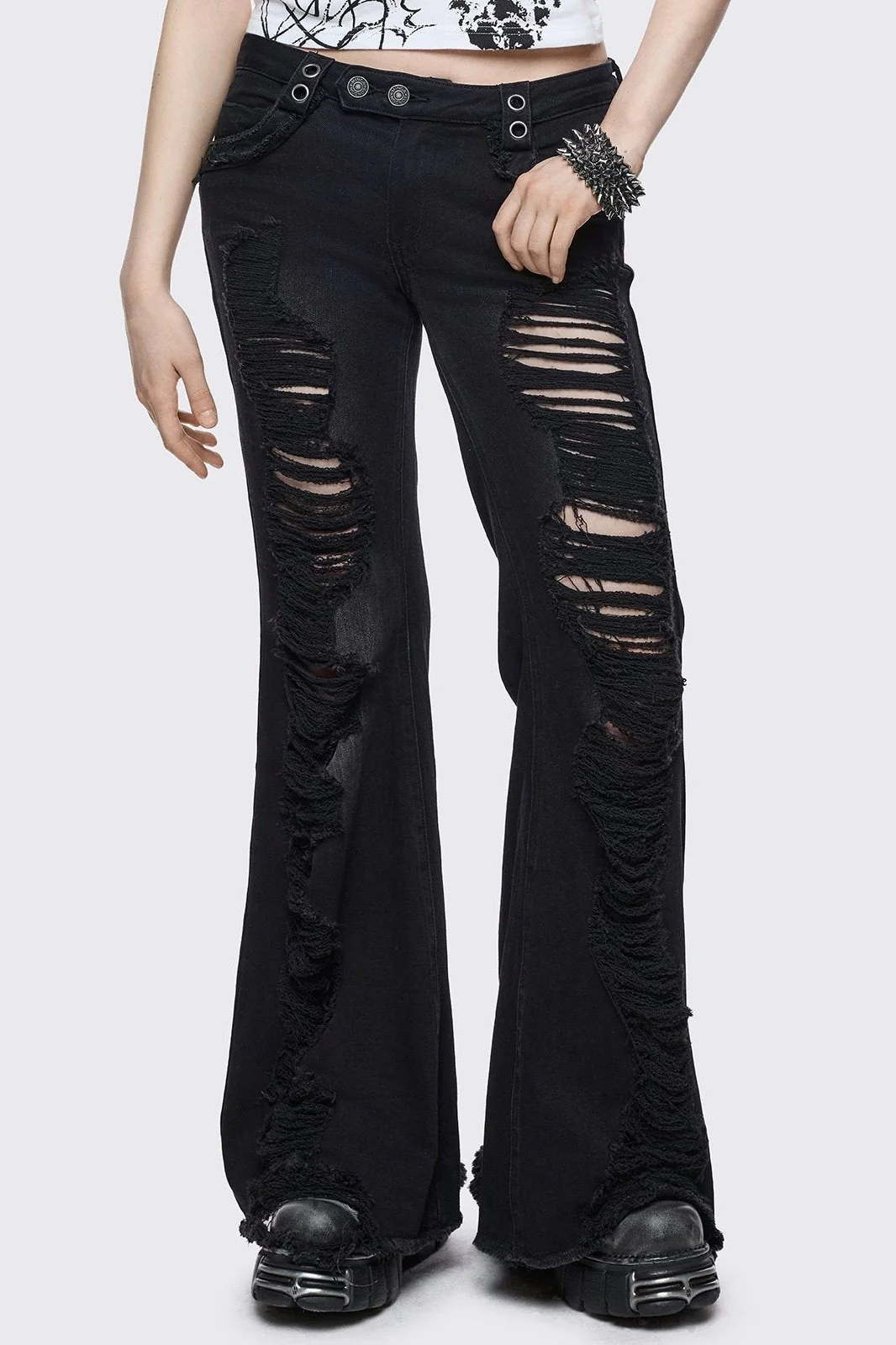 Brooke Black Flared Jeans