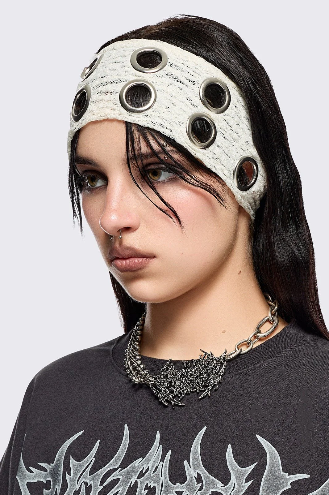 2083-elektra-ecru-lace-headband-1.webp Elektra Ecru Lace Headband
