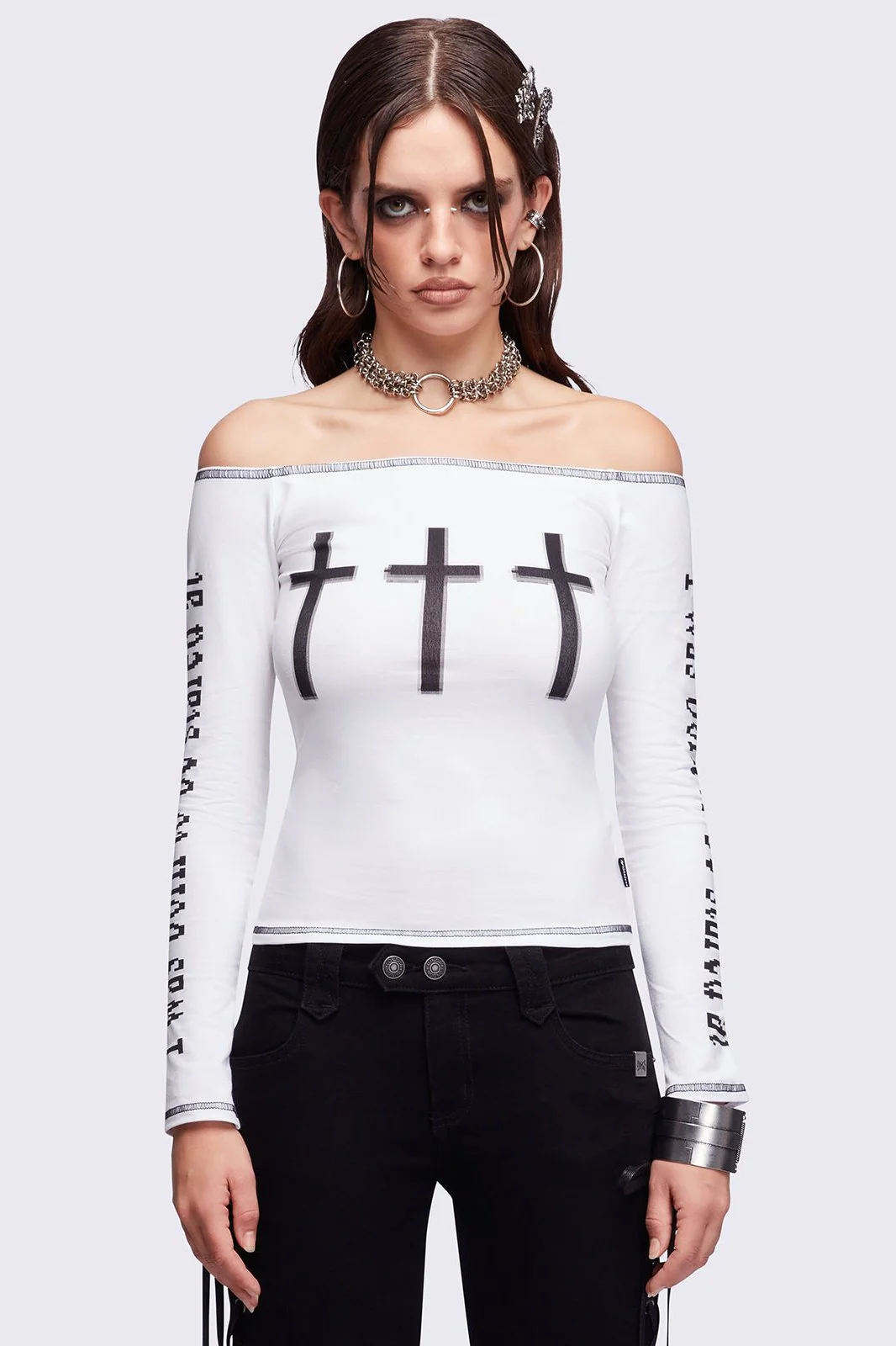 2085-look-at-me-white-off-shoulder-top-1.webp Look at Me White Off-Shoulder Top