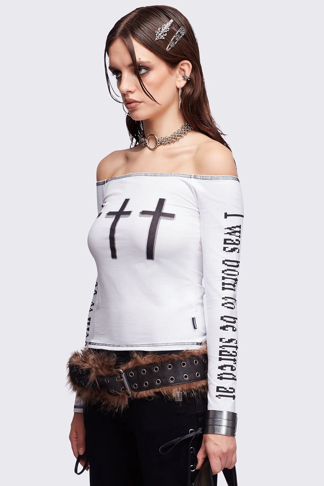2085-look-at-me-white-off-shoulder-top-3.webp Look at Me White Off-Shoulder Top
