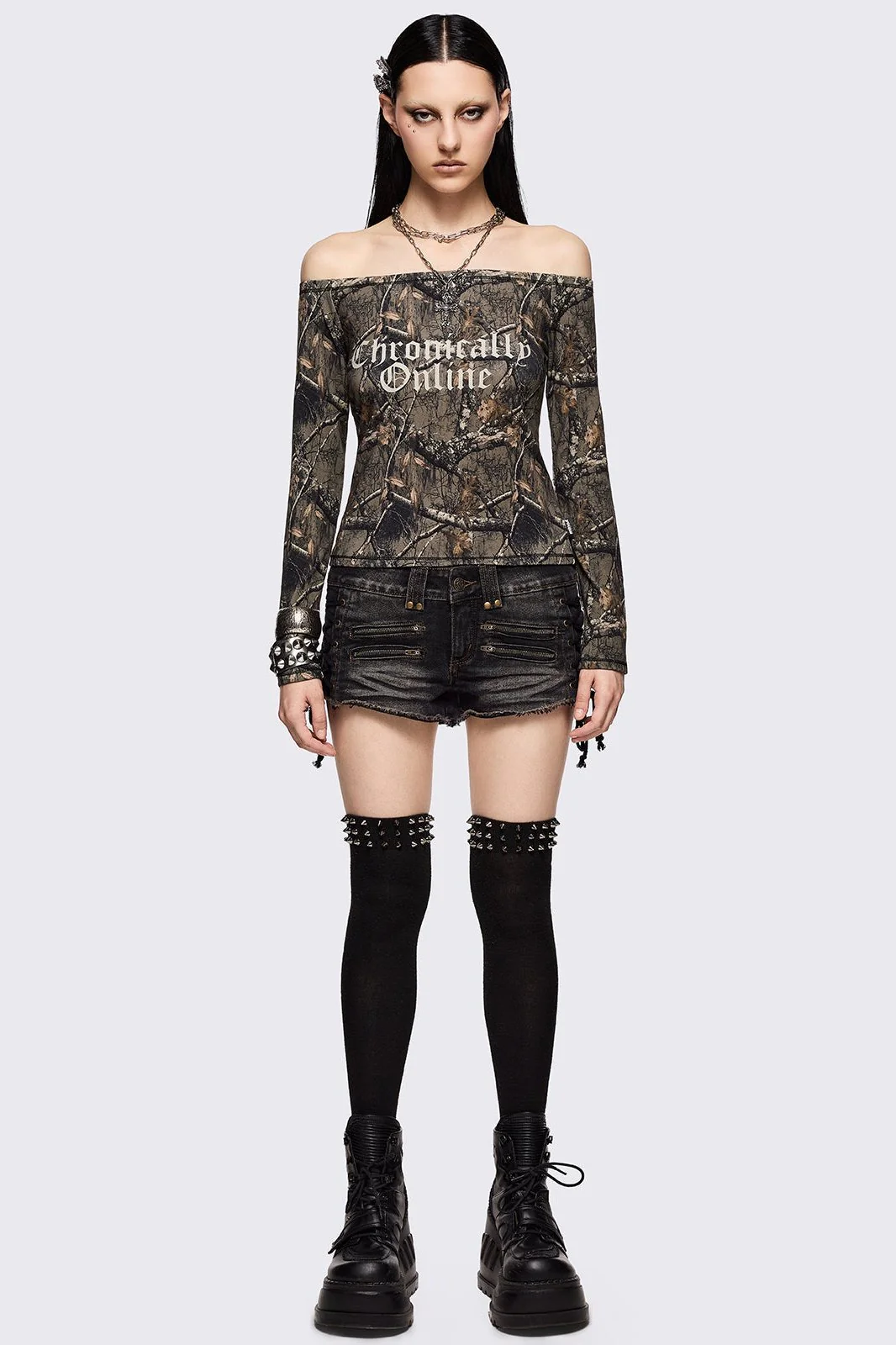 2093-forest-tree-camo-off-shoulder-top-2.webp Forest Tree Camo Off-Shoulder Top