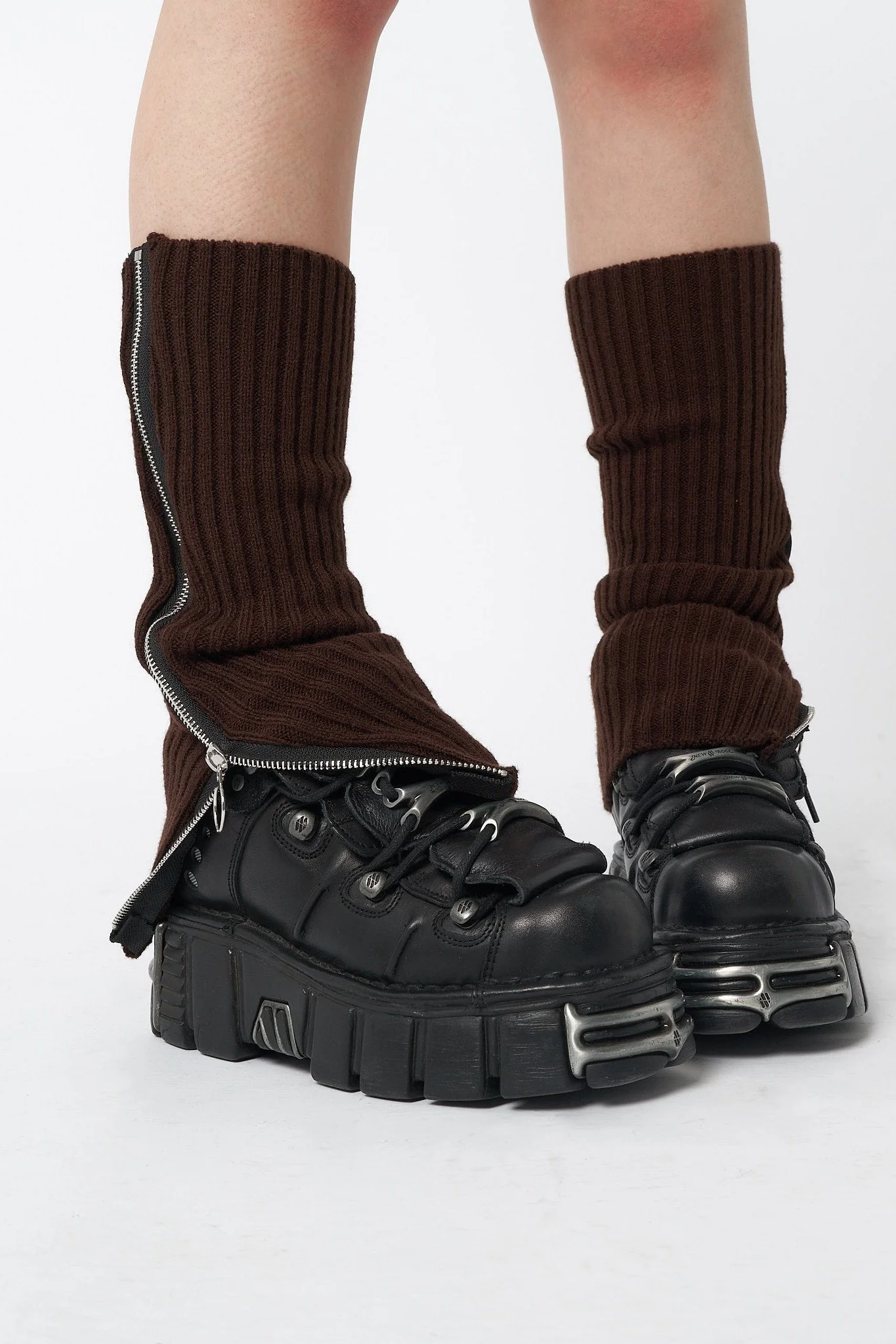 2123-downtown-brown-zip-up-leg-warmers-4.webp Downtown Brown Zip Up Leg Warmers