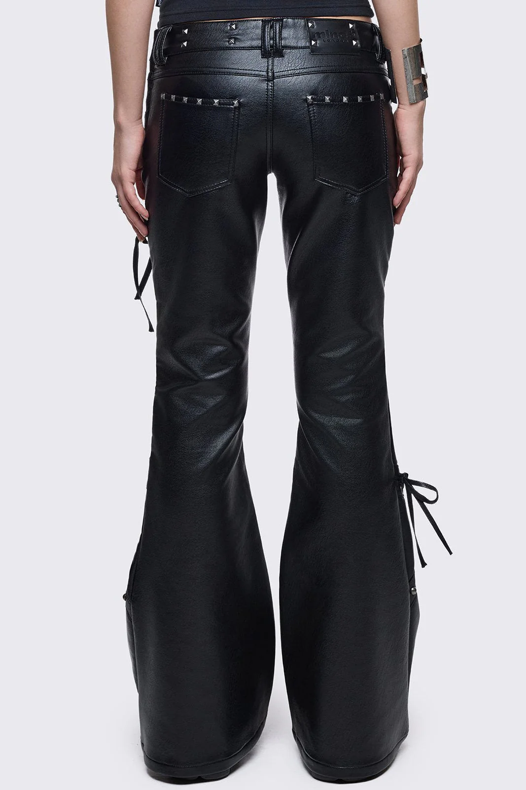 Vice Vegan Leather Flared Pants