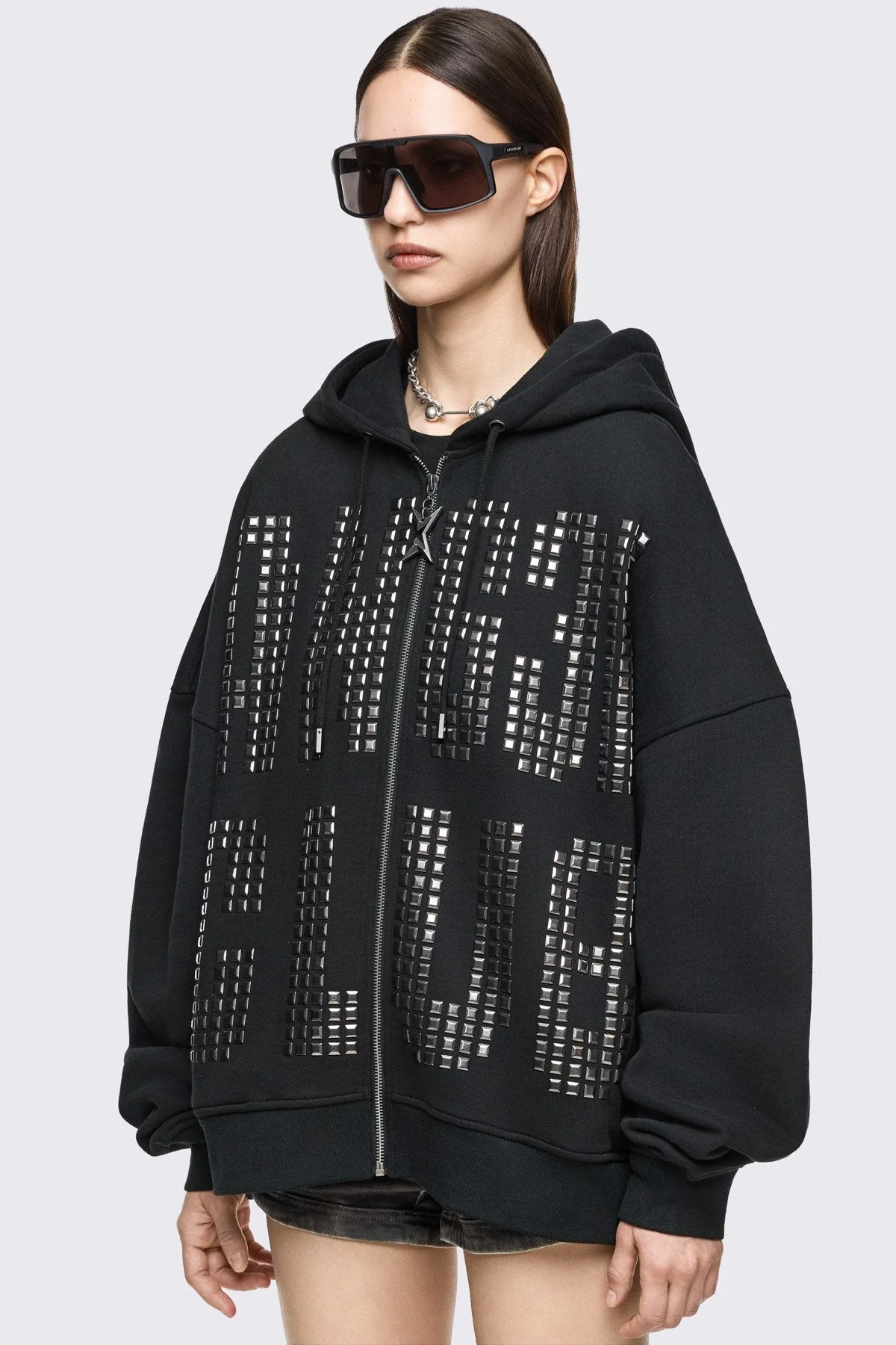 Angel Club Zip Up Hoodie