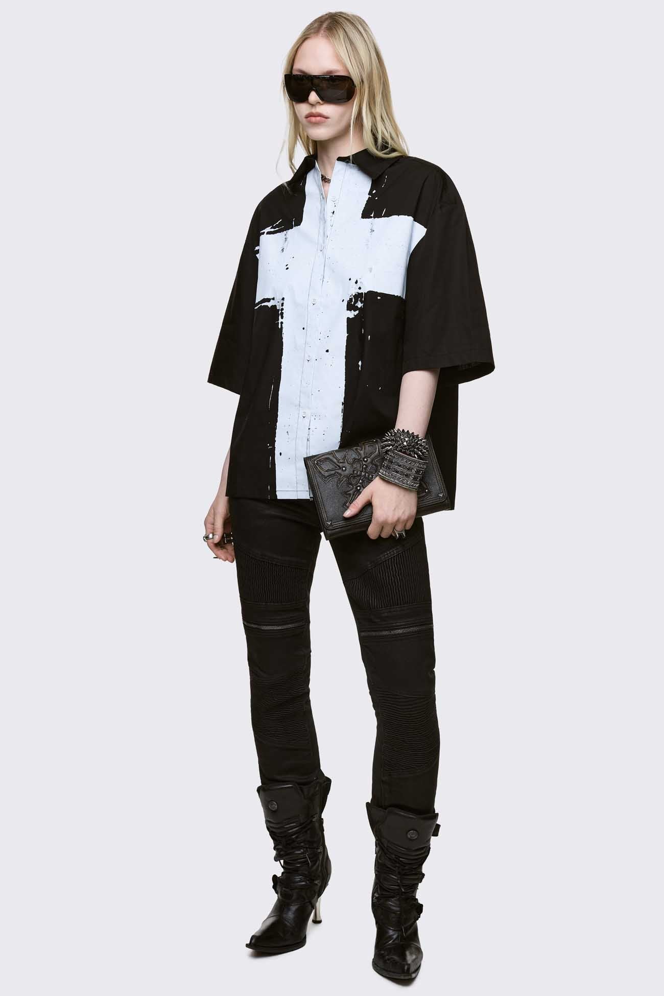 2303-never-saint-black-shirt-2.jpg Never Saint Black Shirt