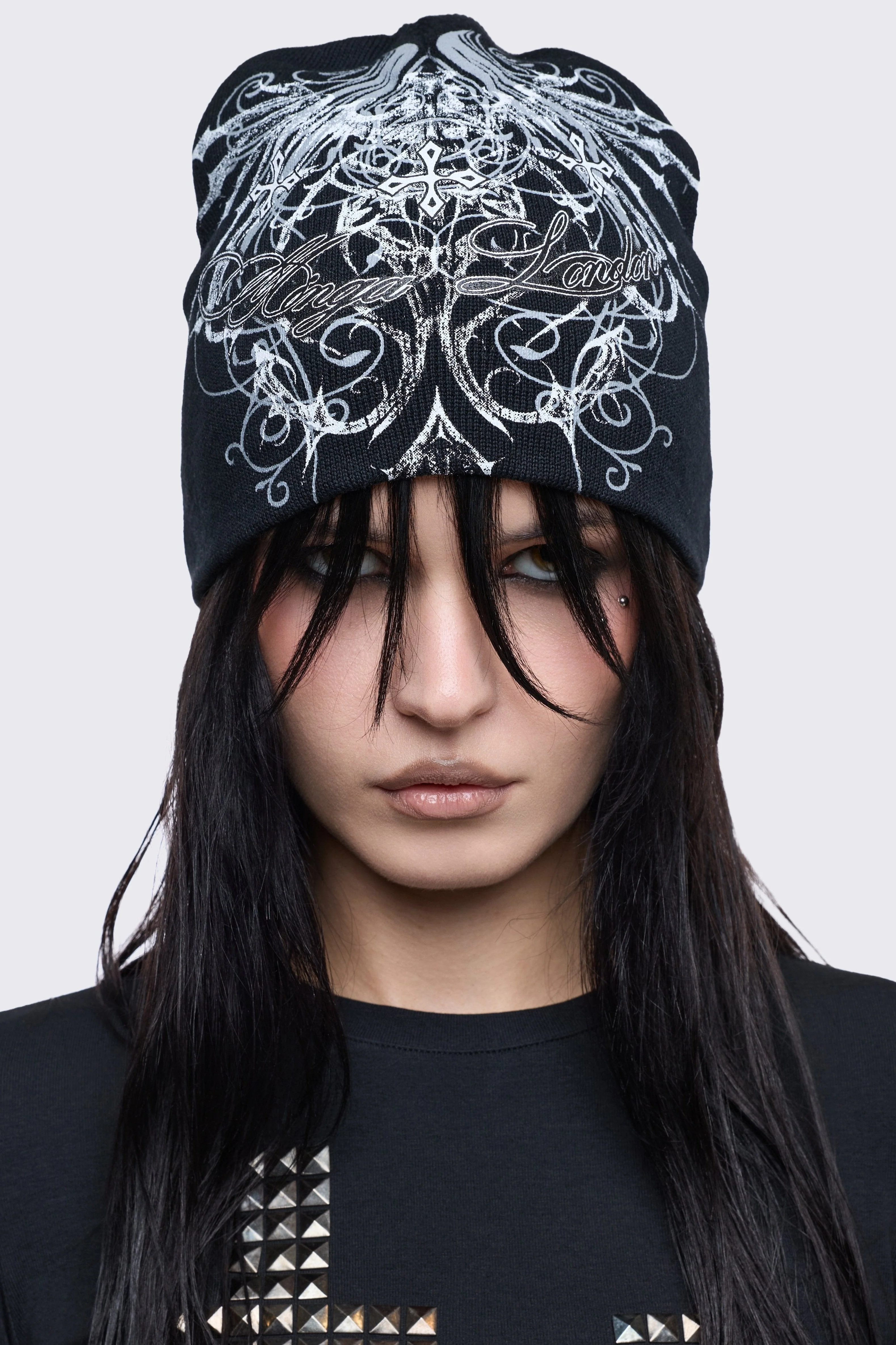 2412-chrome-angel-black-beanie-1.webp Chrome Angel Black Beanie
