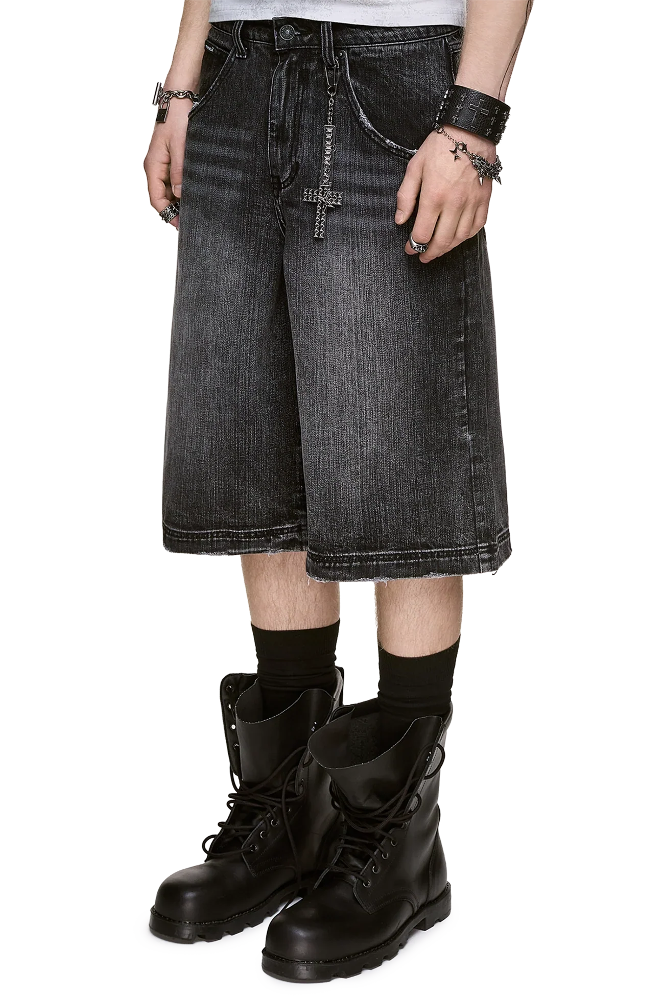 2453-worn-black-washed-jorts-4.webp Worn Black Washed Jorts