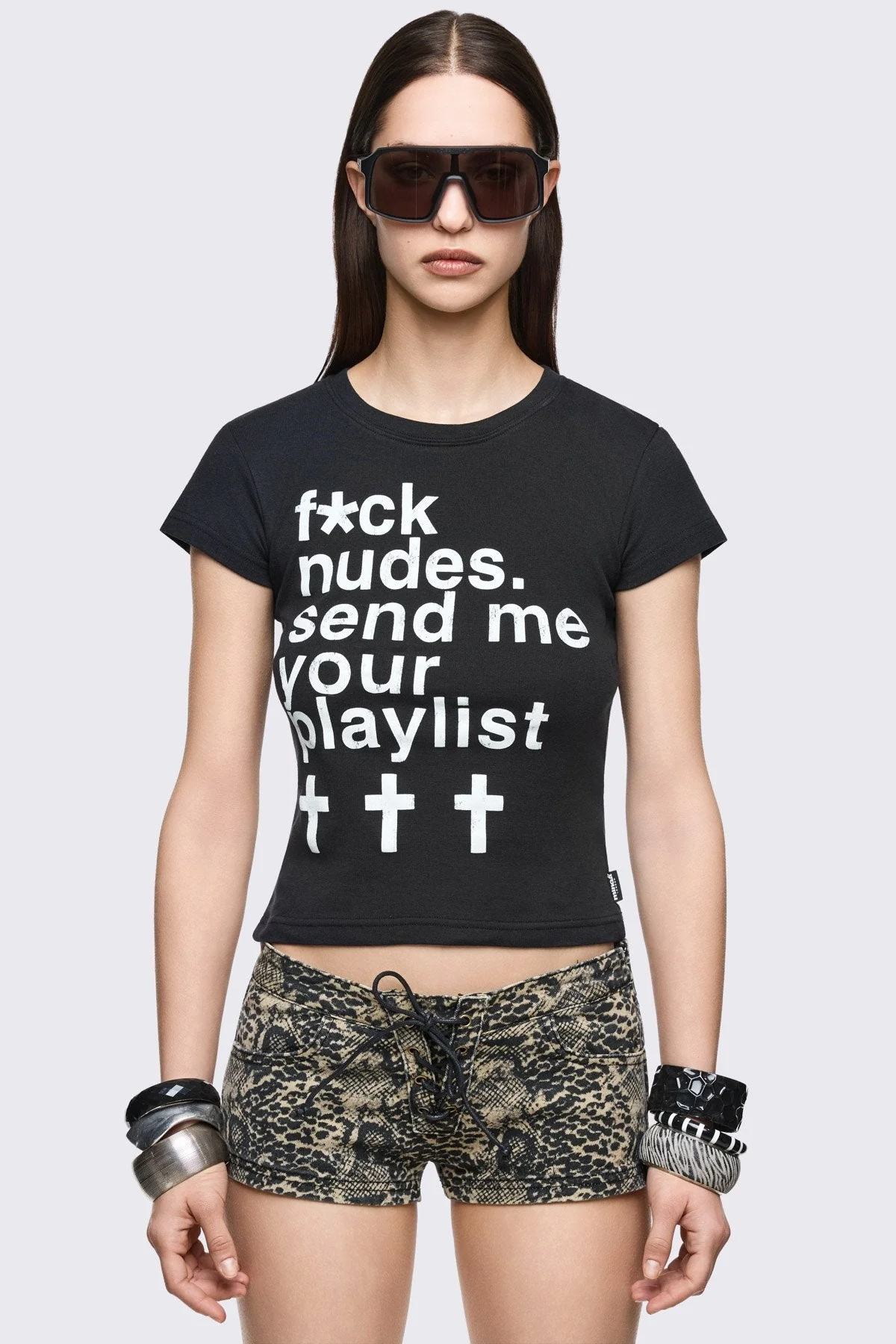 253-send-me-your-playlist-baby-tee-1.webp Send Me Your Playlist Baby Tee