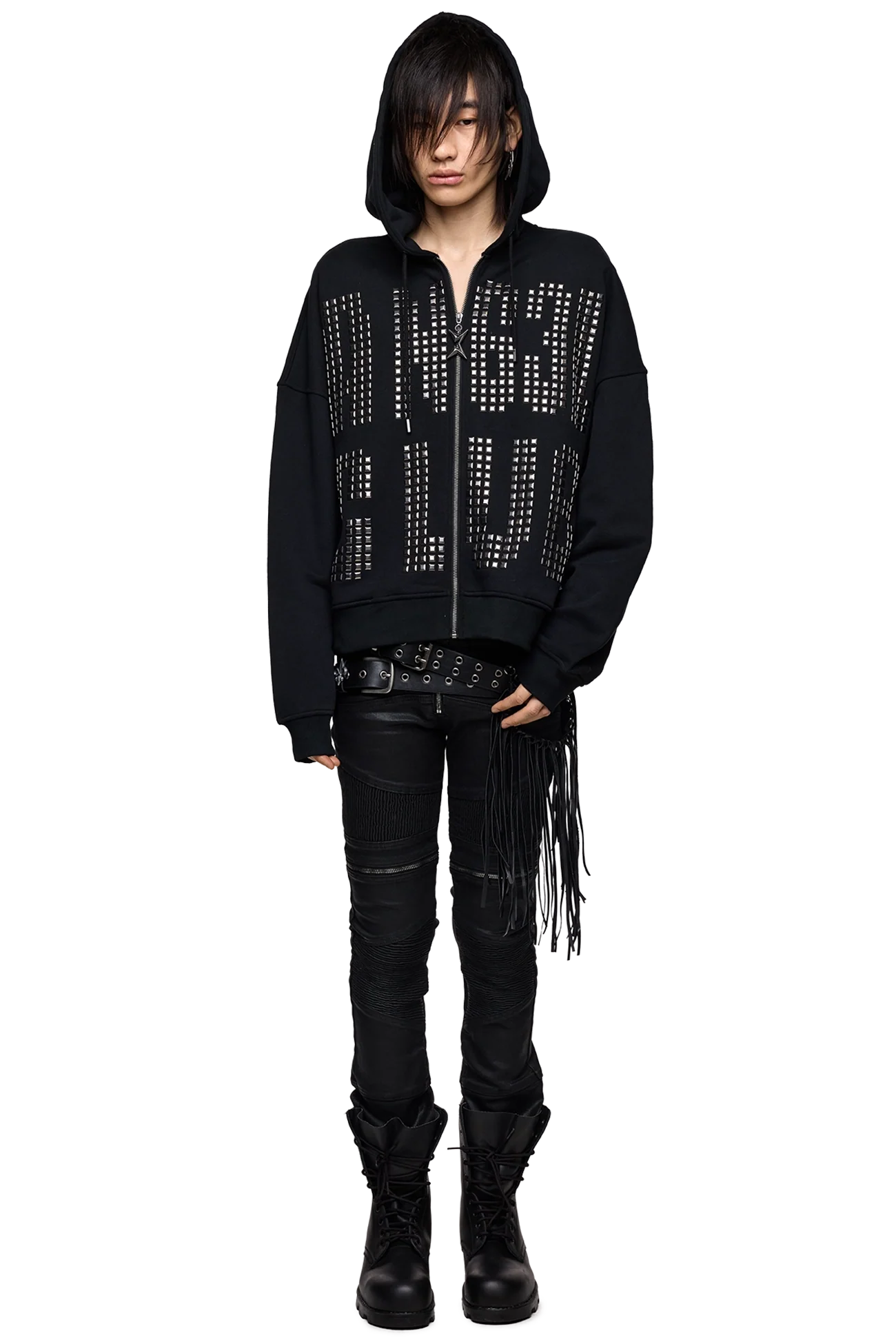 Angel Club Zip Up Hoodie