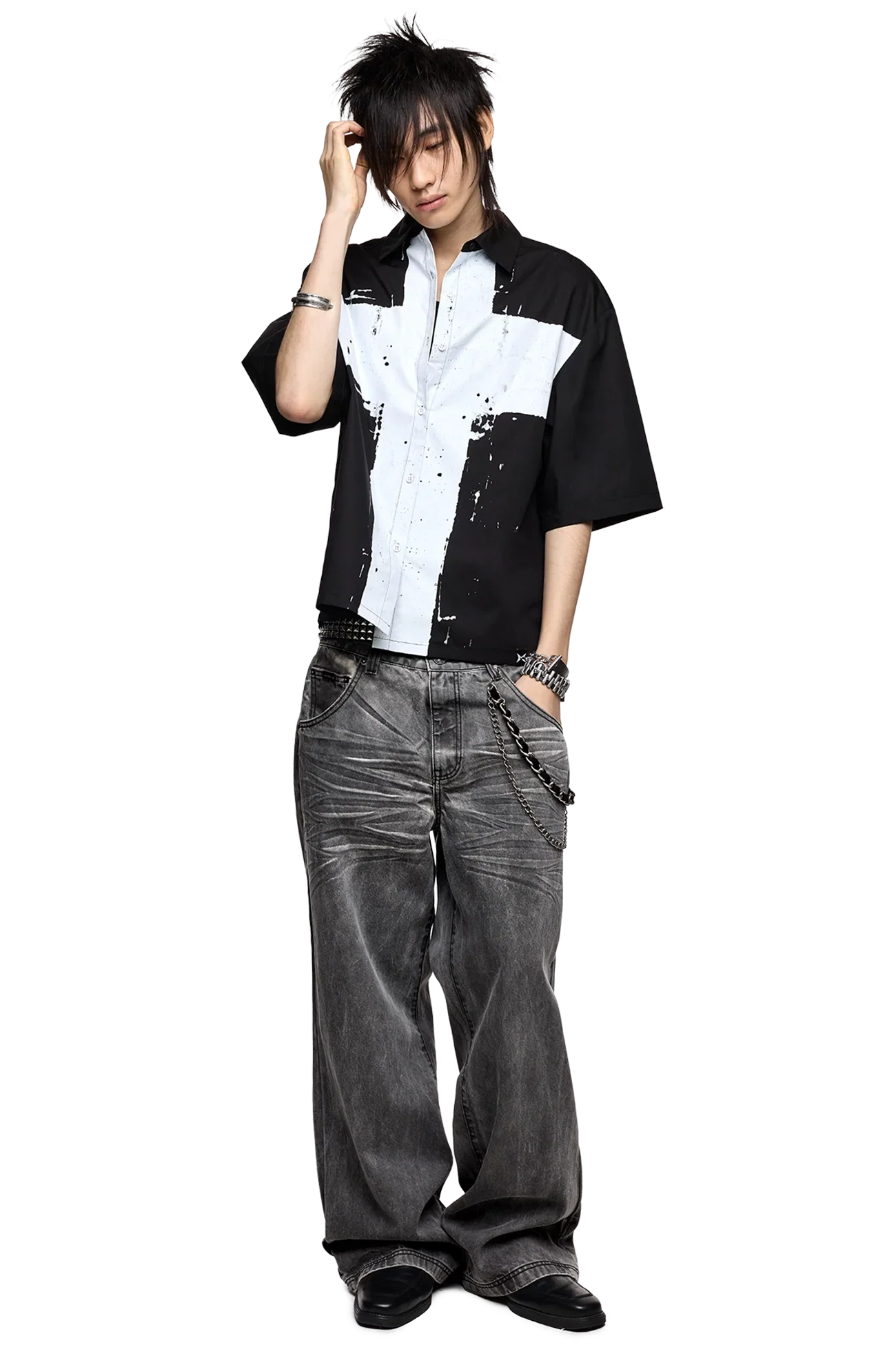 2736-never-saint-black-shirt-4.webp Never Saint Black Shirt
