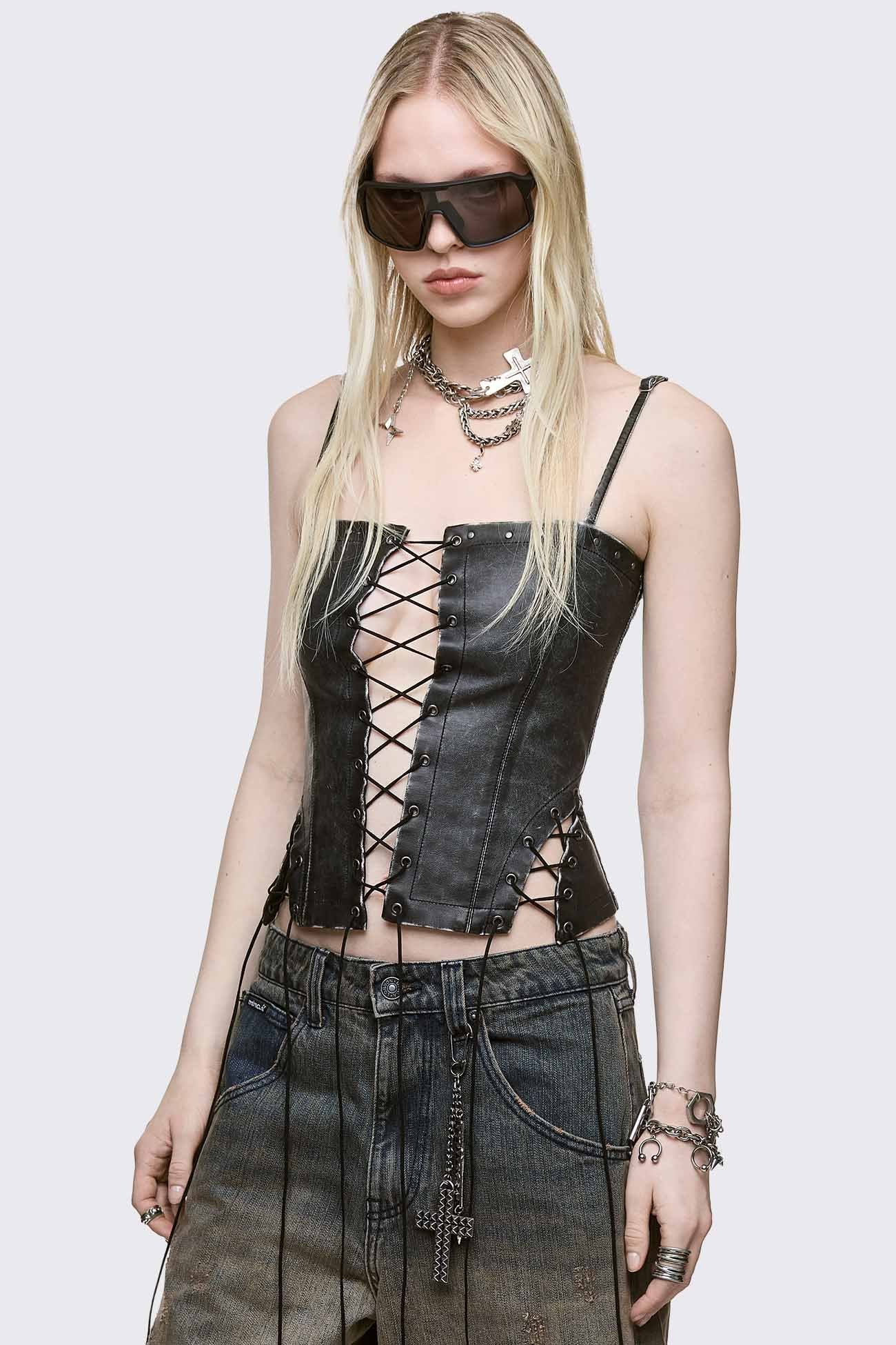 286-jessie-vegan-leather-corset-top-3.jpg Jessie Vegan Leather Corset Top