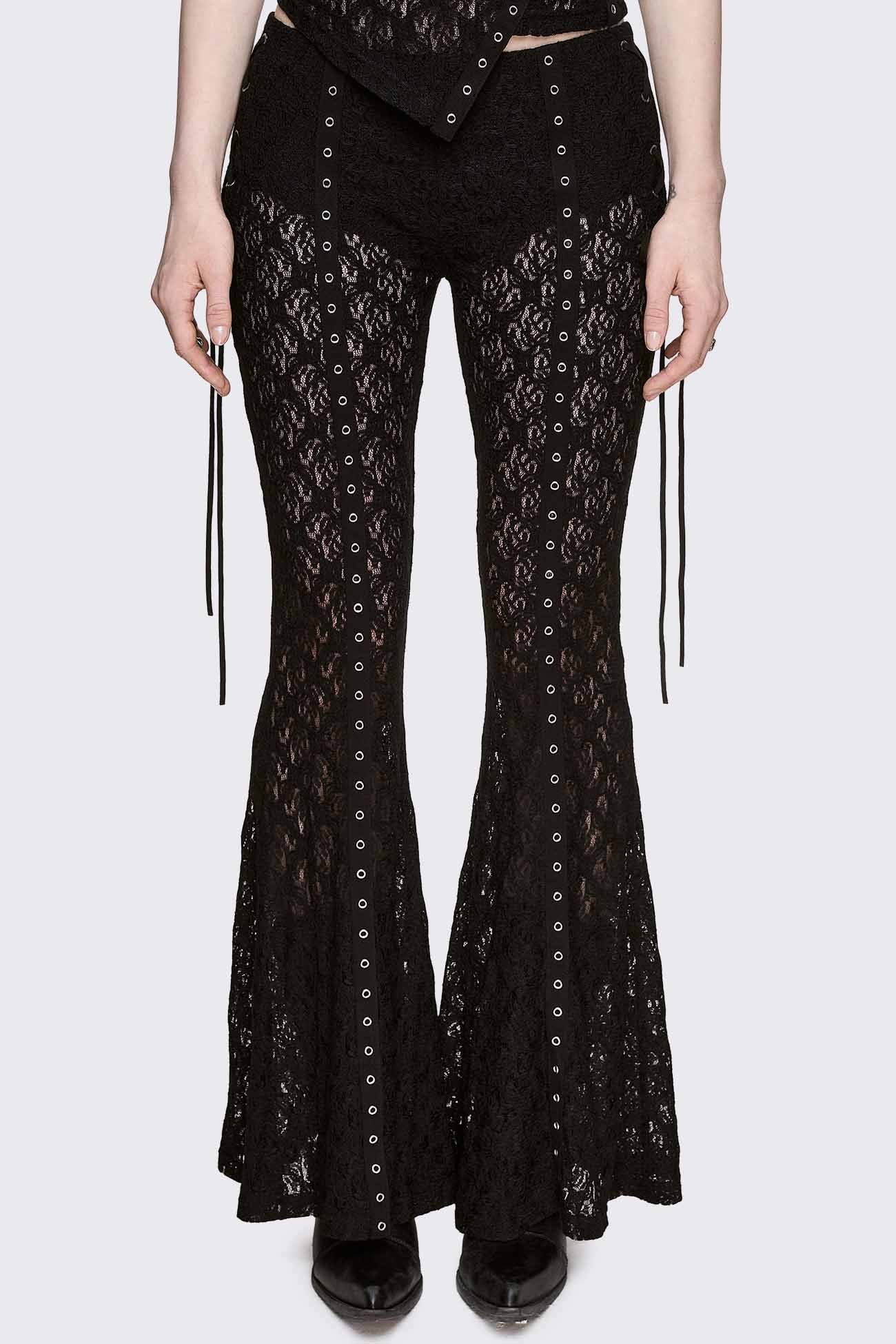 Moor Lace Flared Pants