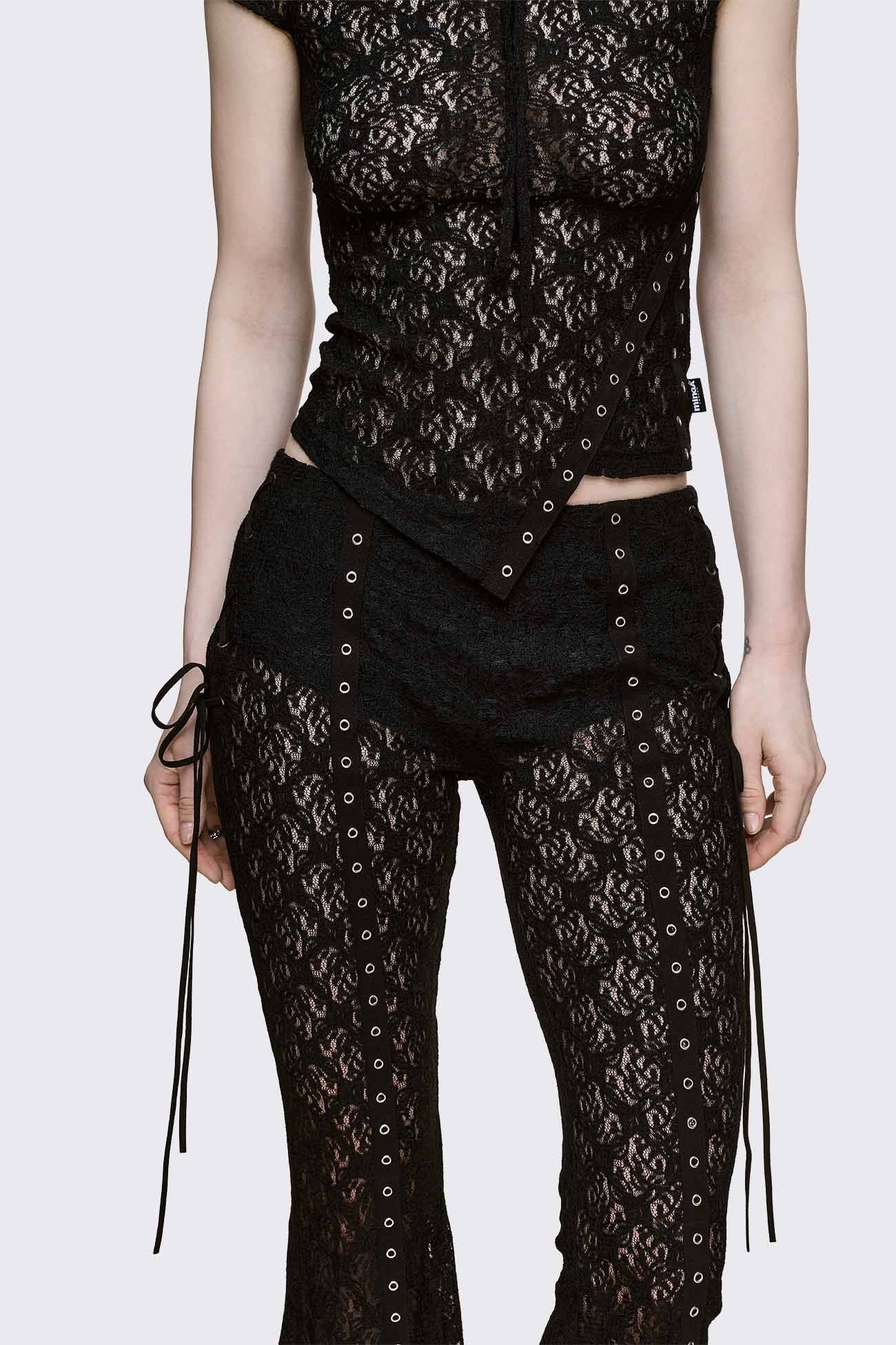 Moor Lace Flared Pants