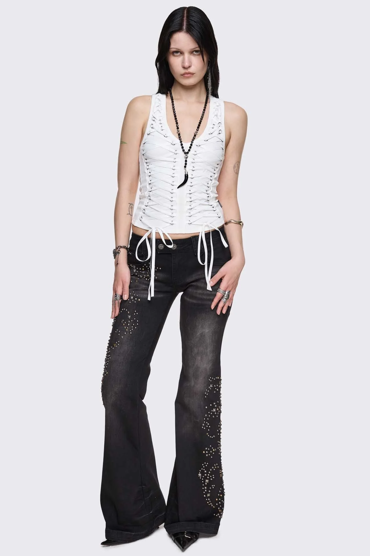396-brielle-studded-flared-jeans-6.webp Brielle Studded Flared Jeans