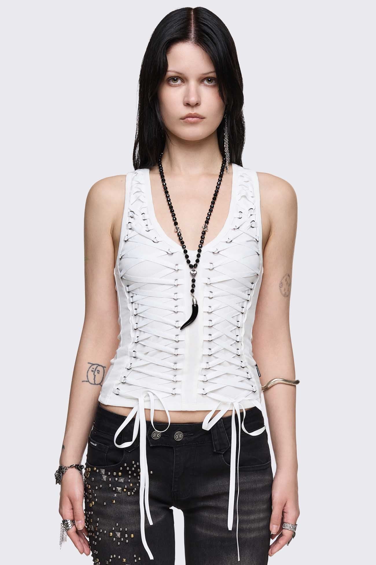 561-courtney-lace-up-top-1.jpg Courtney Lace-Up Top