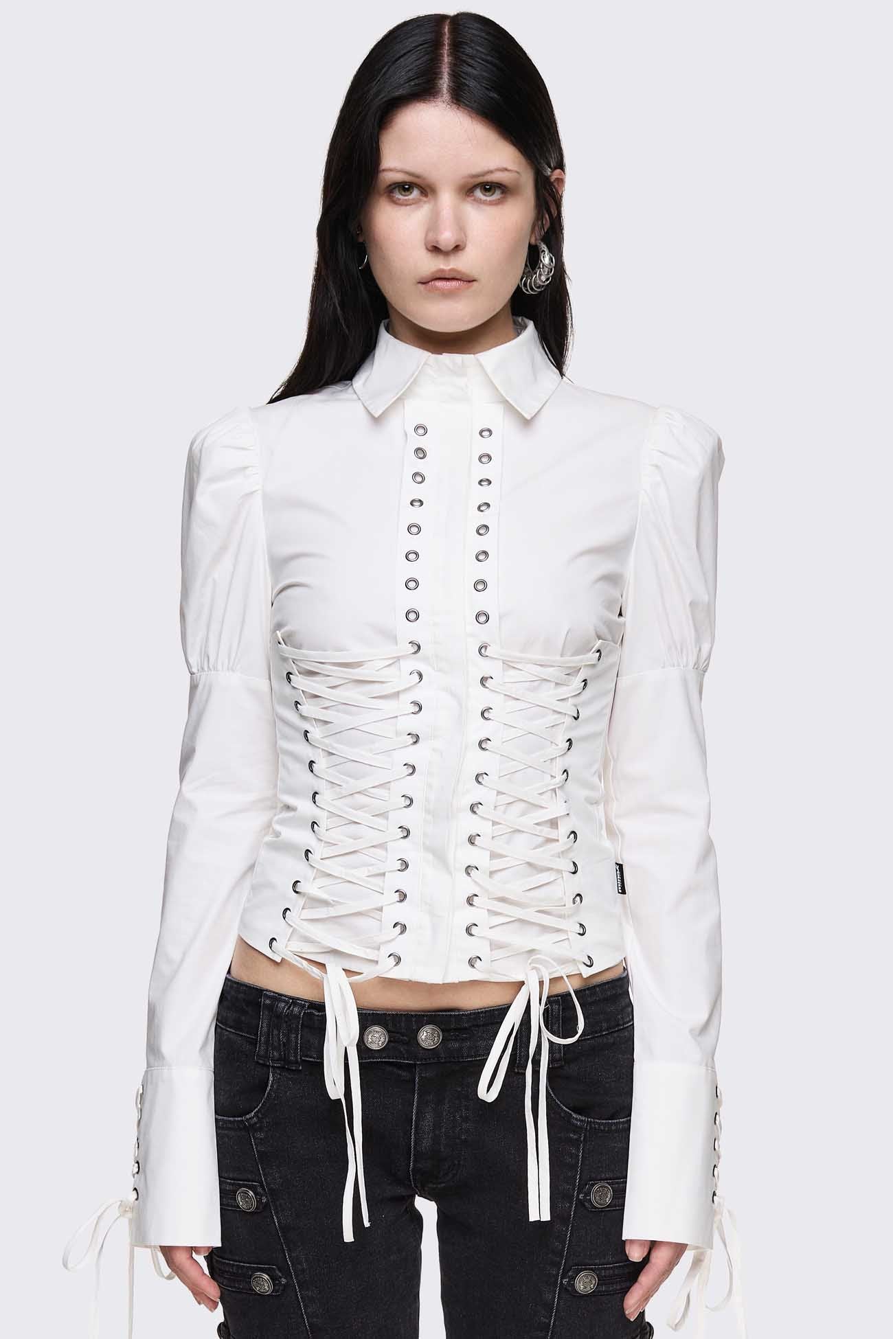 569-lithium-lace-up-top-1.jpg Lithium Lace-Up Top